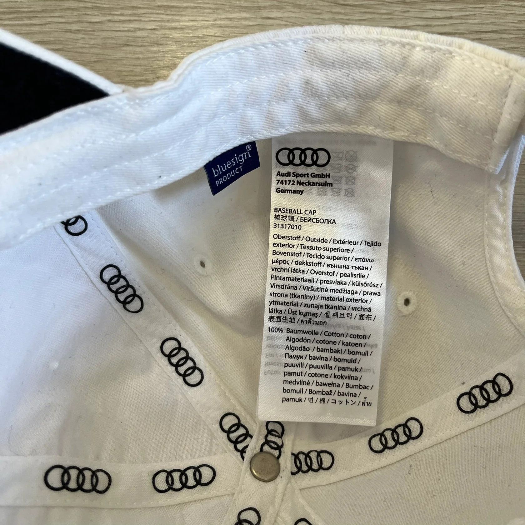 Audi Audi White Cap Size ONE SIZE - 5 Thumbnail