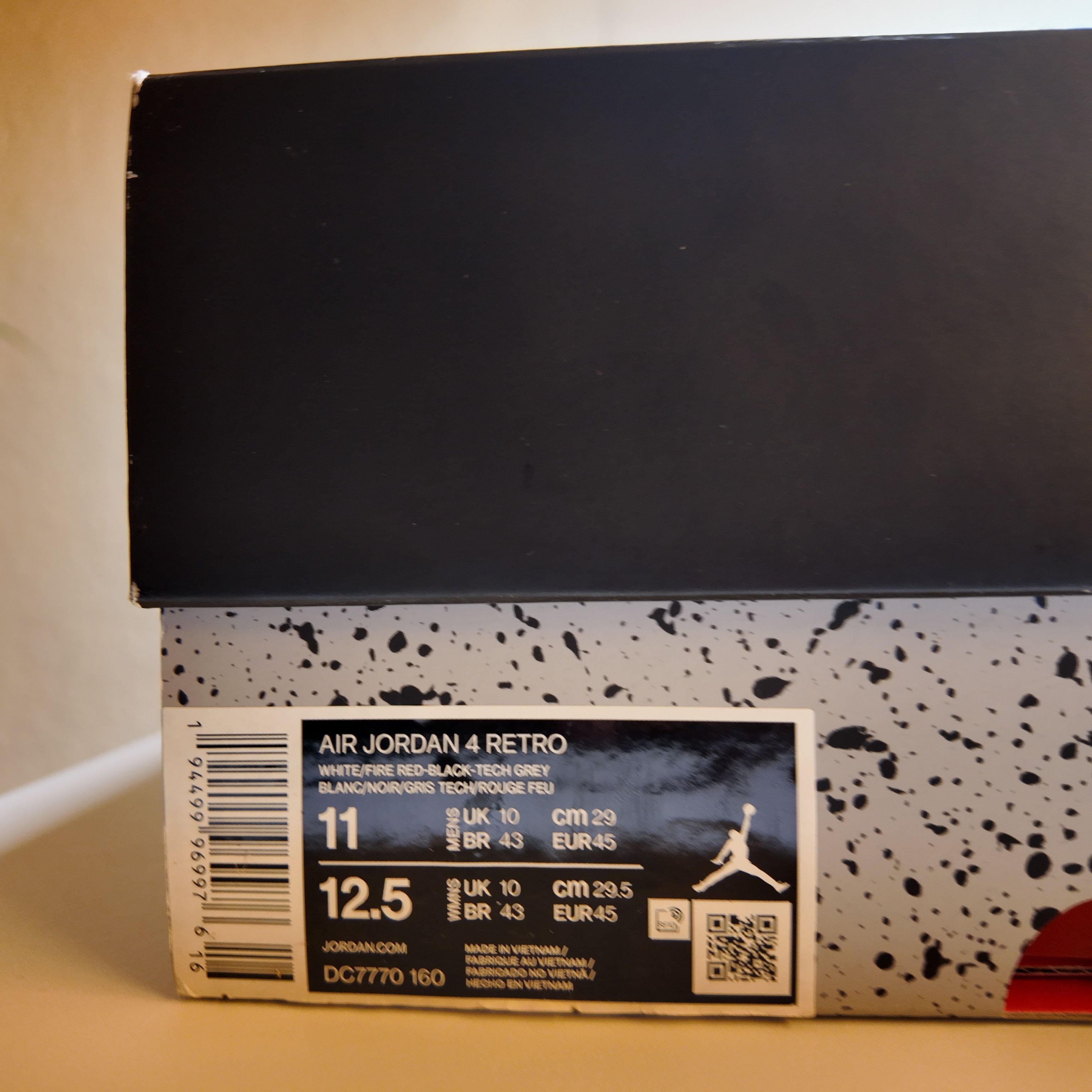 Jordan Brand Nike Air Jordan 4 Toro Bravo US11 EU45 Size US 12 / EU 45 - 10 Thumbnail