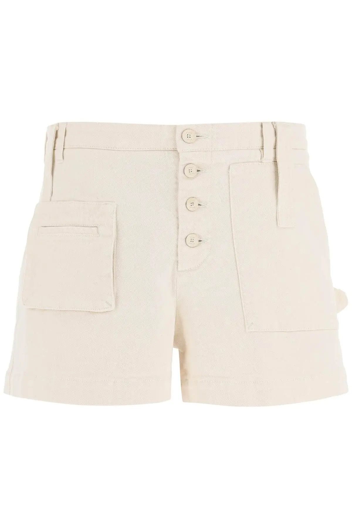 image of Etro O1S22I1N0224 Multi-Pocket High-Waist Short In White, Men's (Size 32)
