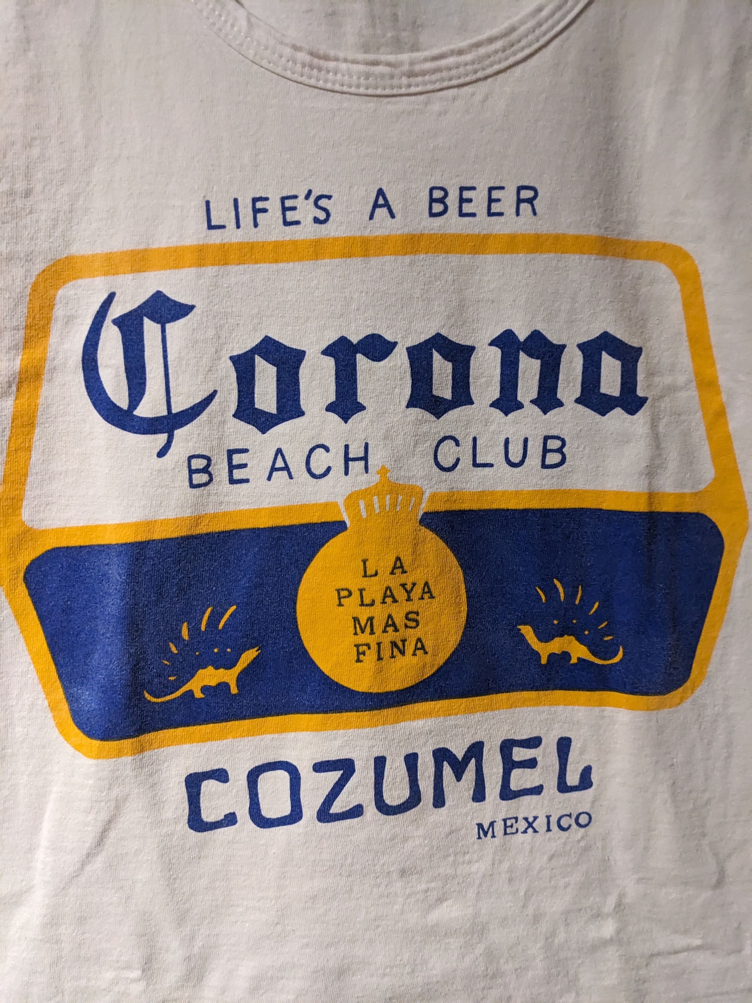 Vintage Vintage Corona Beach Club Mexican Beer Large Tank Top Size US L / EU 52-54 / 3 - 2 Thumbnail