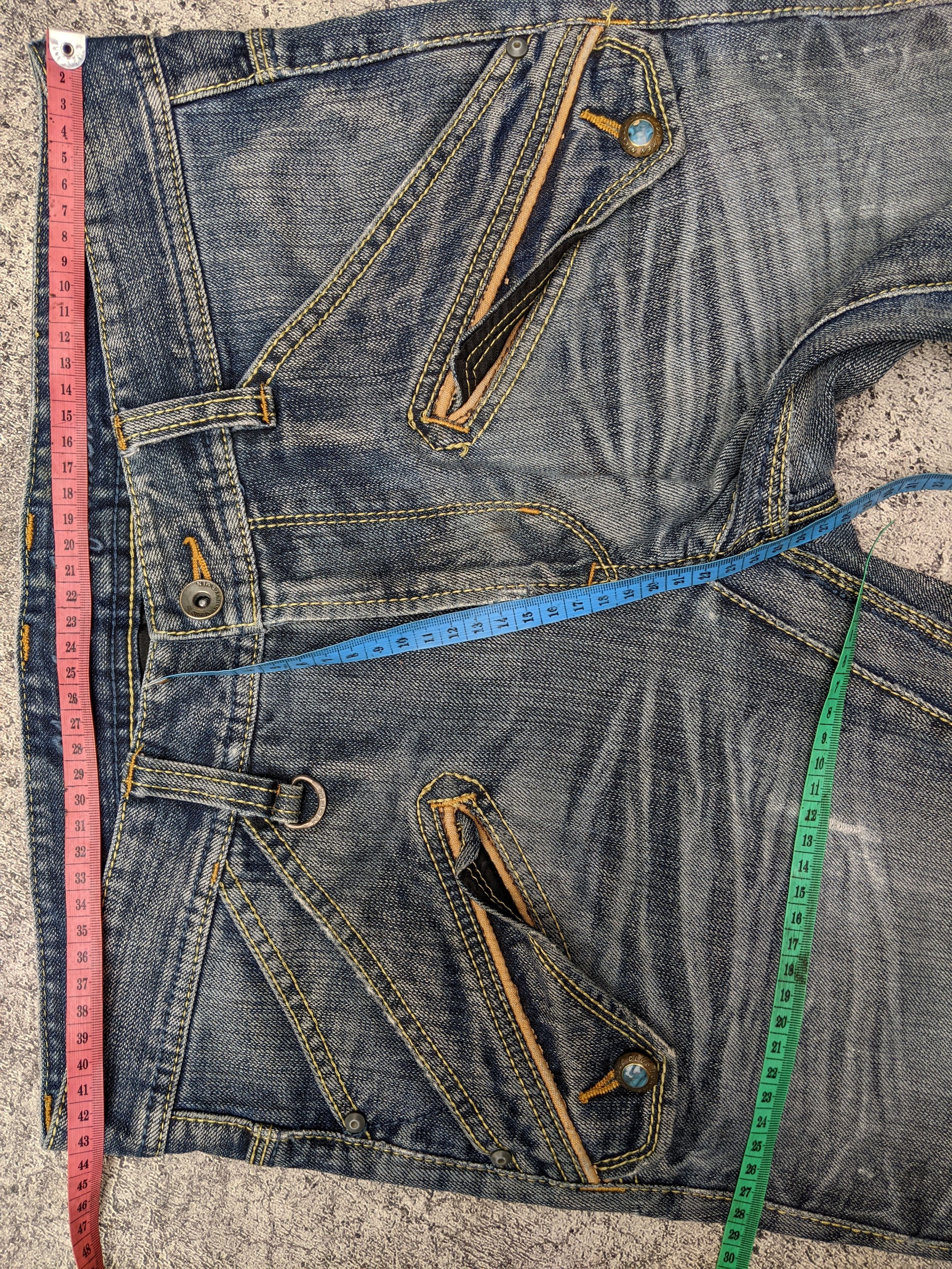 Nicole Club NCFM Nicole Club For Men Distressed Wishkers Jeans Size US 32 / EU 48 - 10 Thumbnail