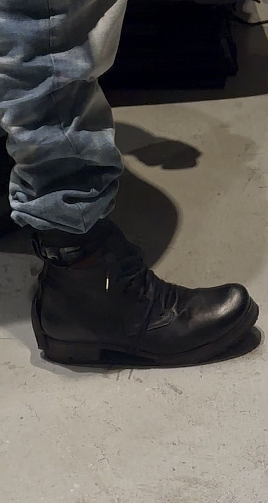 Boris Bidjan Saberi Boris Bidjan Saberi BOOT4 Ankle Boots horse BLACK 45EUR Size US 12 / EU 45 - 15 Thumbnail