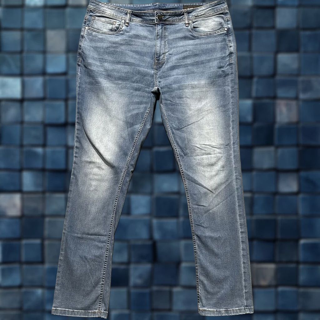 Denime The Perfect Jean NYC Jeans Men 42x36 Blue Skinny Fit Stretch Denim EUC Size US 42 / EU 58 - 1 Thumbnail