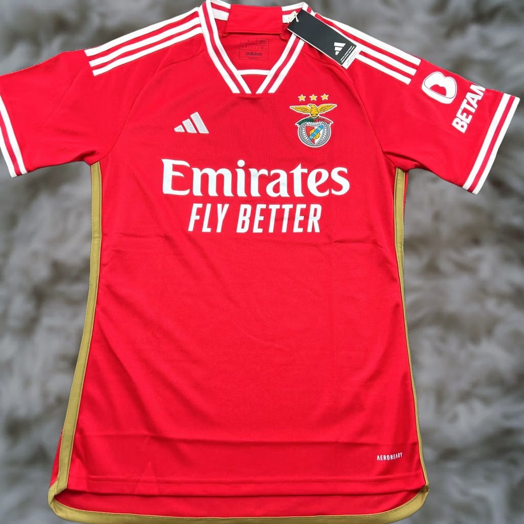 Adidas BNWT Benfica Adidas 2023-2024 Home Football Jersey Mens Small Adult Red Shirt Size US S / EU 44-46 / 1 - 1 Thumbnail