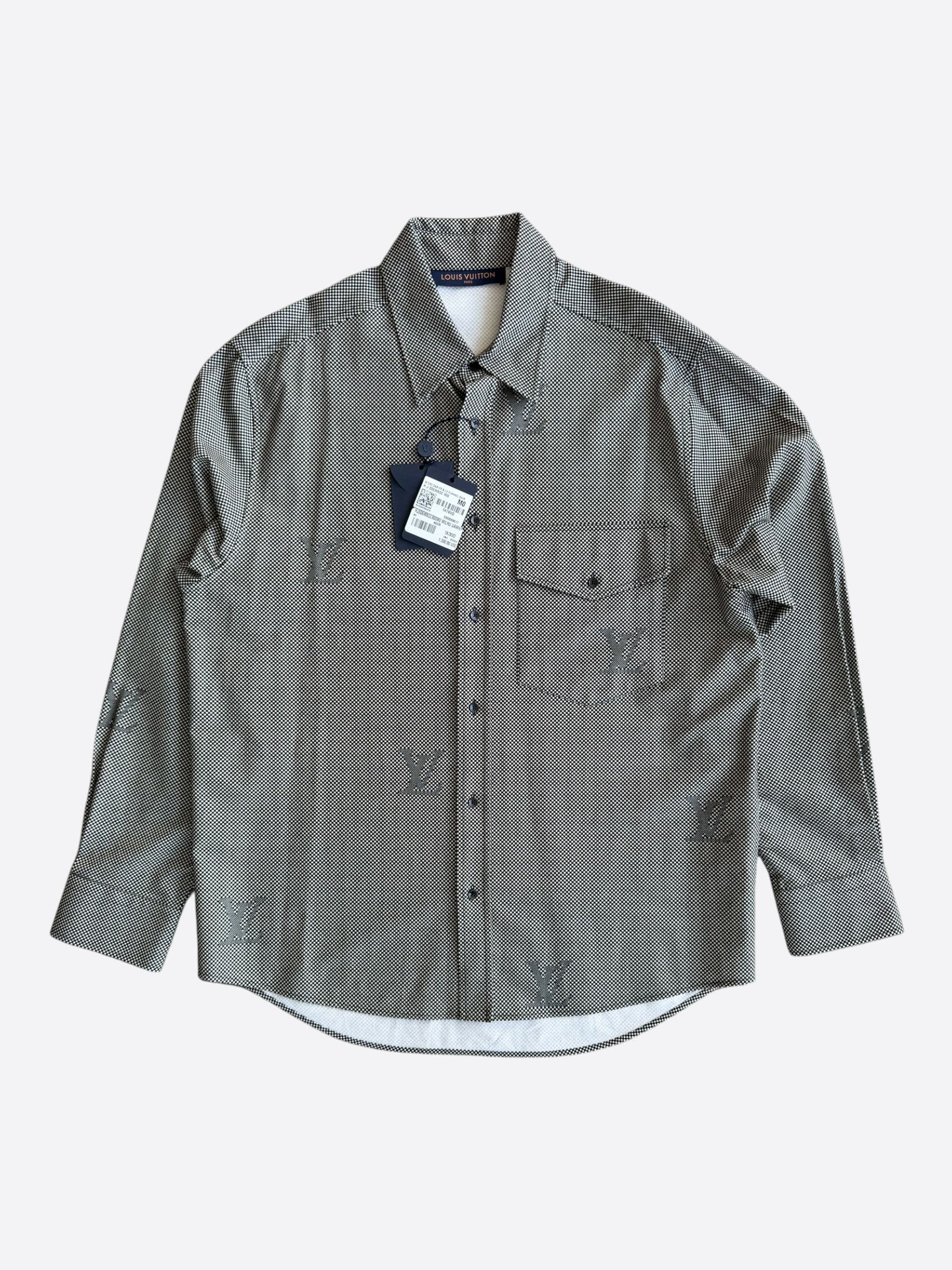 Louis Vuitton Louis Vuitton Nigo Mini Damier Logo Button Up Shirt Size US M / EU 48-50 / 2 - 1 Thumbnail