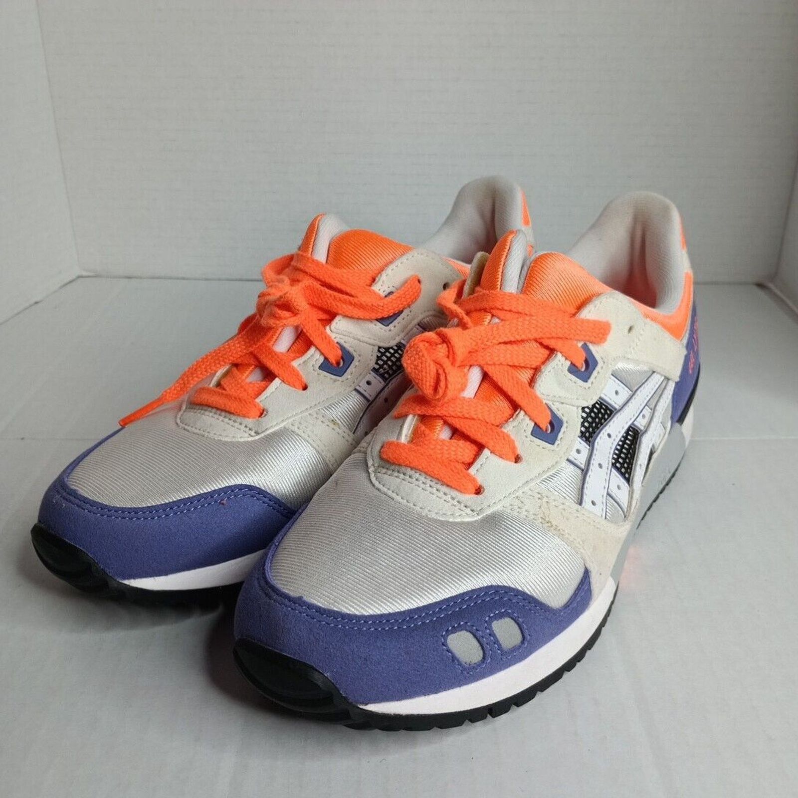 Asics ASICS Sports Style Shoes GEL-LYTE III Orange Purple Men Sz 7 Size US 7 / EU 40 - 1 Thumbnail