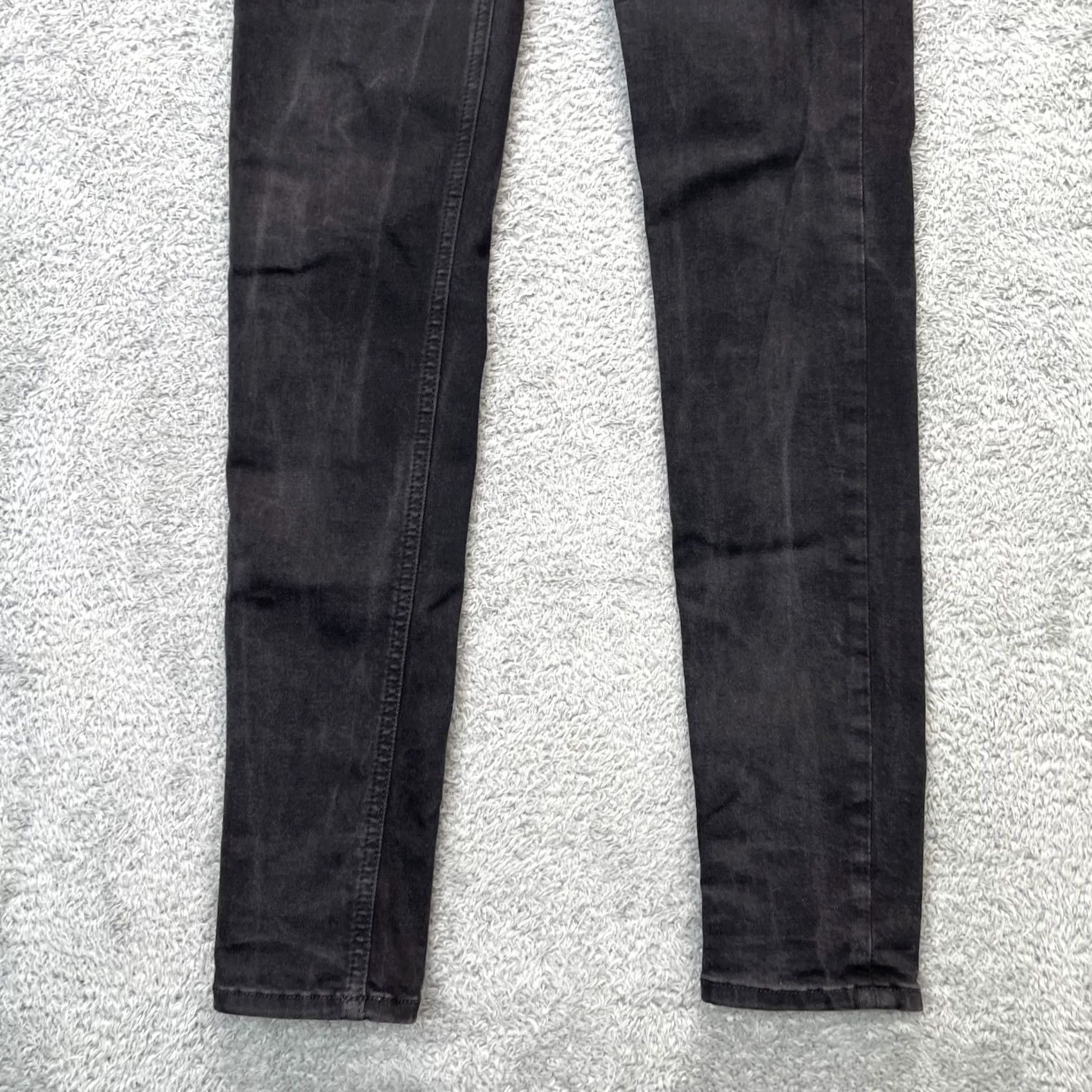 Rag & Bone Rag & Bone Jeans Womens 28 Black High Rise Skinny Denim Inseam 28 Dark Wash Regular 5-Pocket Size 28" / US 6 / IT 42 - 7 Thumbnail