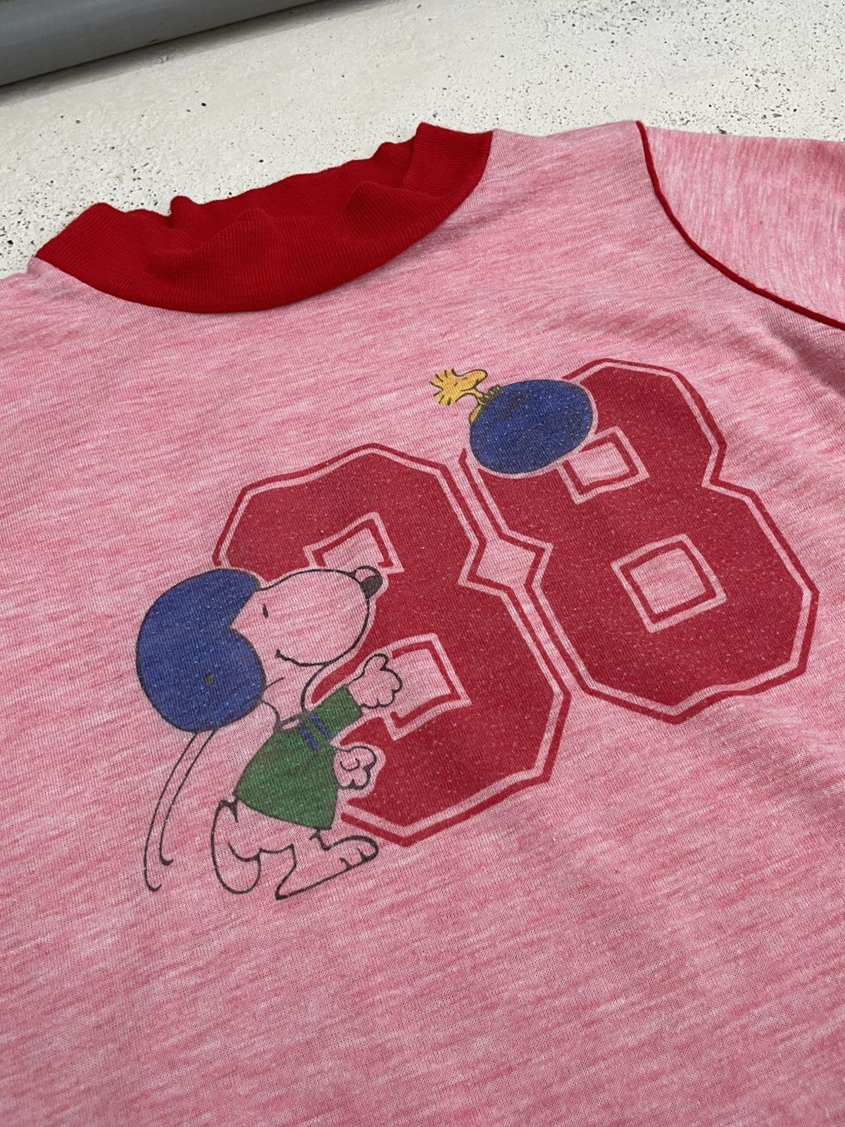 Peanuts × Vintage Very Rare Vintage 80’s Acrylic Cloth Snoopy Peanuts Size US S / EU 44-46 / 1 - 6 Thumbnail