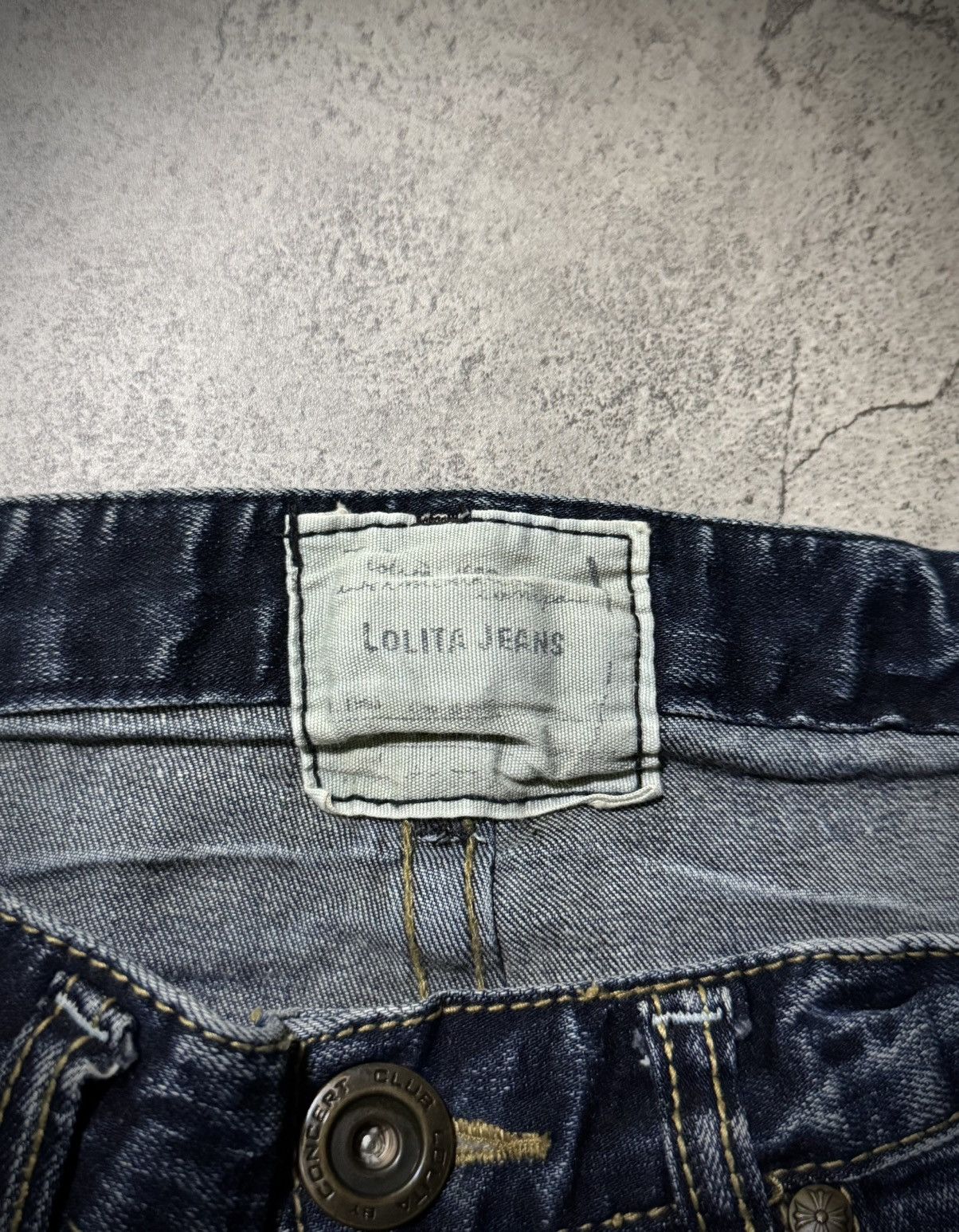 Tornado Mart Y2k Lolita skull cross ifsixwasnine bootcut jeans Size US 31 - 11 Thumbnail