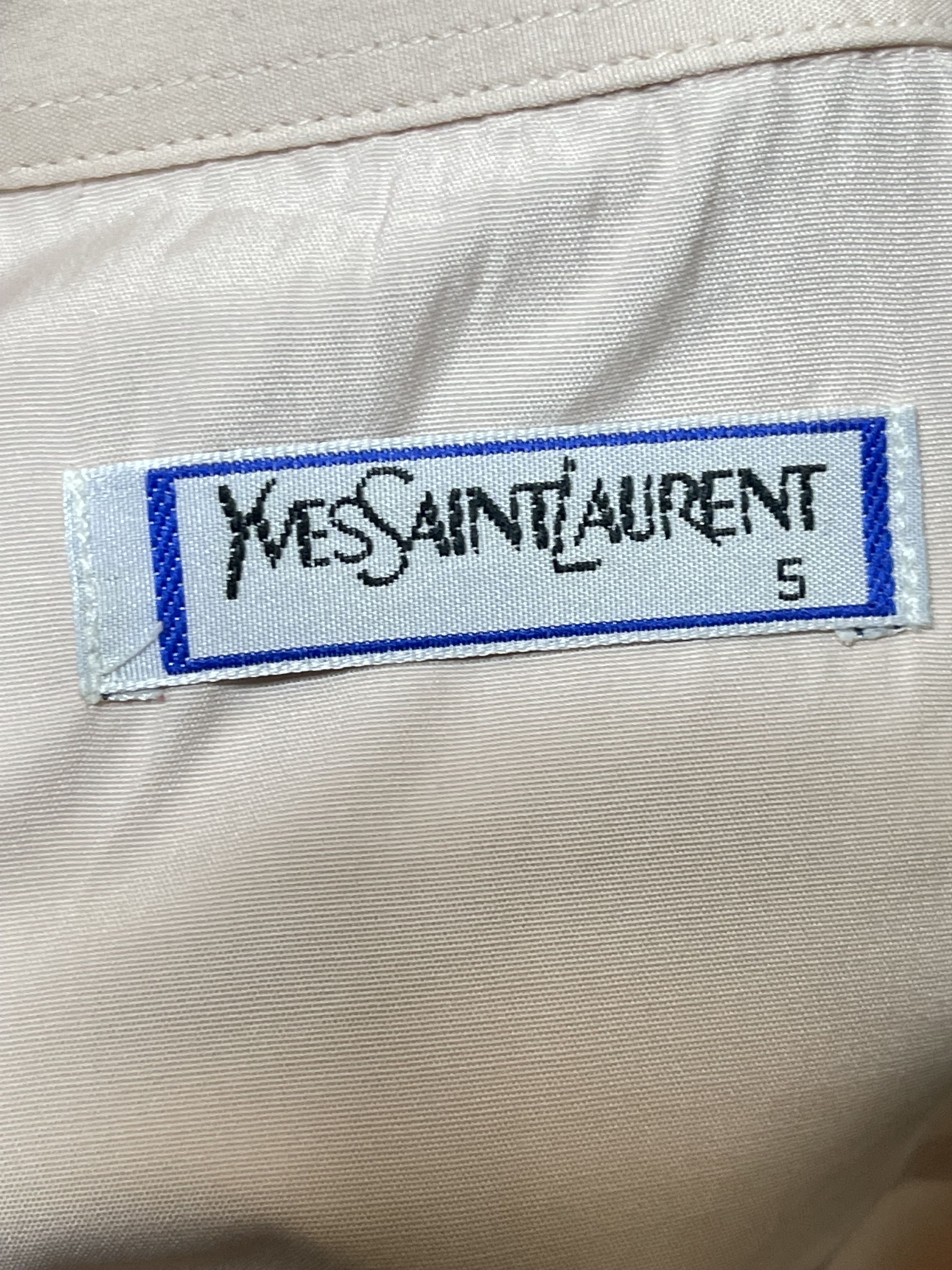 Yves Saint Laurent 🔥 vintage Yves Saint Laurent shirt pink salmon size xl Size US XL / EU 56 / 4 - 6 Thumbnail