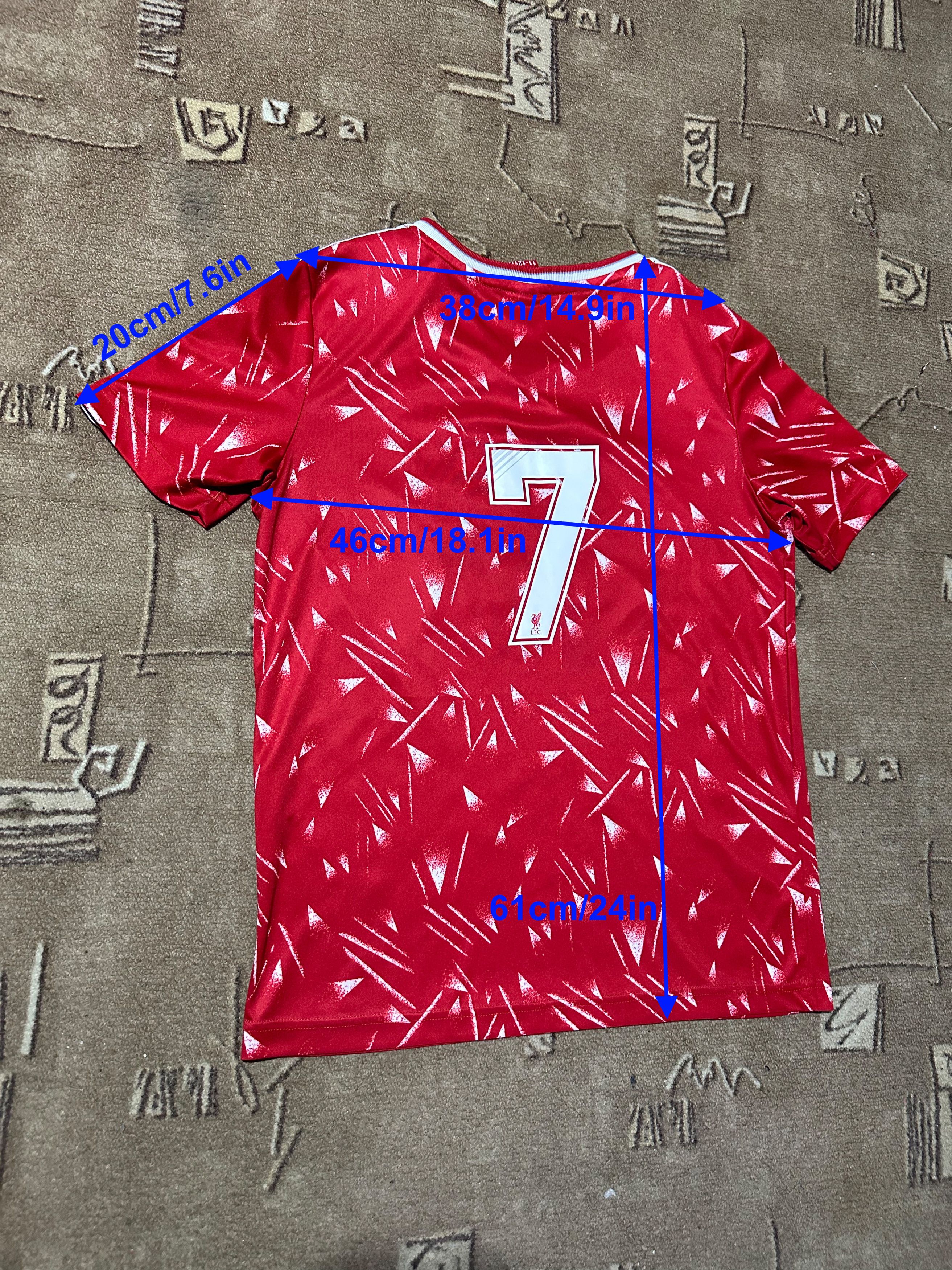 Vintage Football jersey Liverpool # 7 Boys 11-12Y Candy 1989-90 Size US XXS / EU 40 - 6 Thumbnail