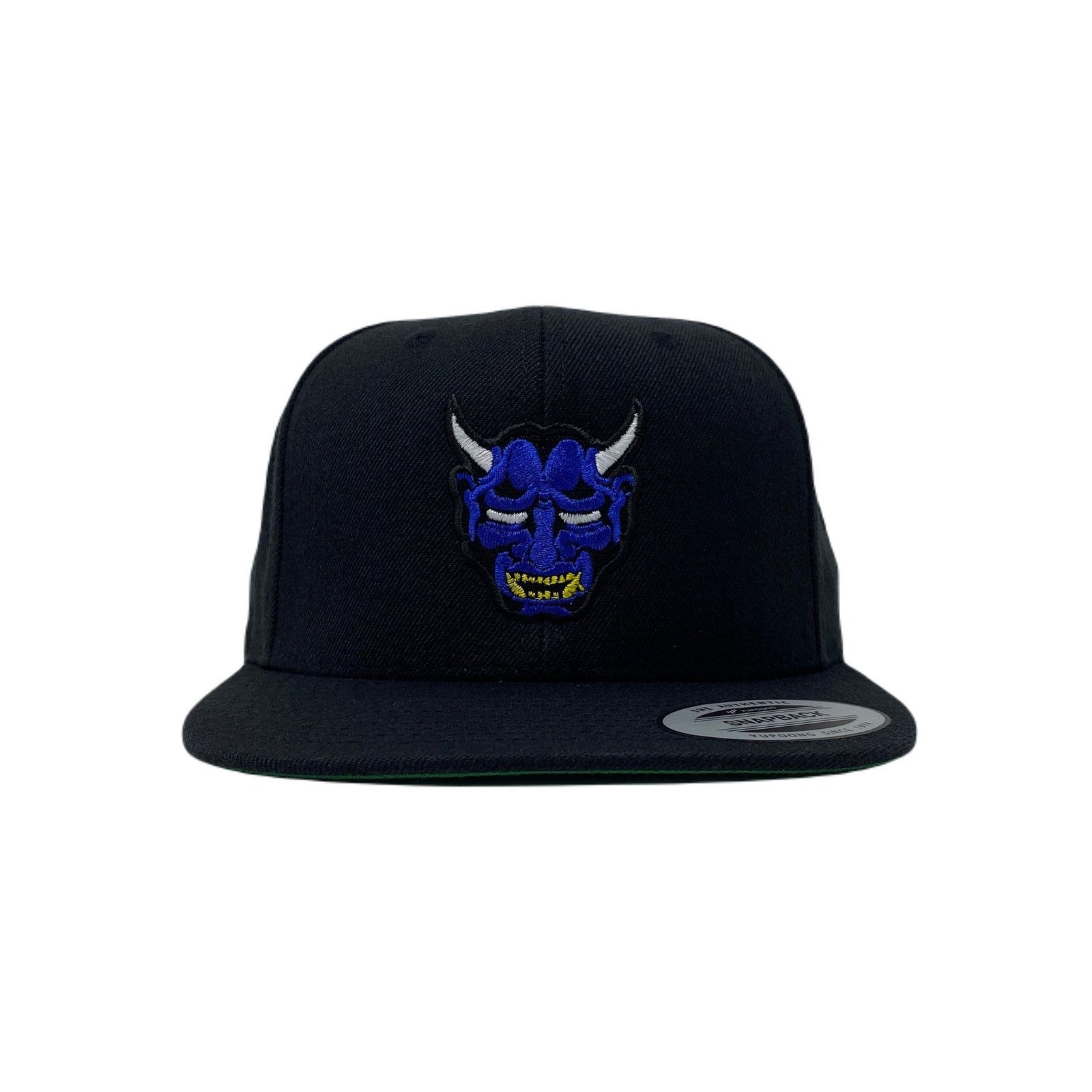 Other Oni Mask Blue Snapback Hat Size ONE SIZE - 2 Thumbnail