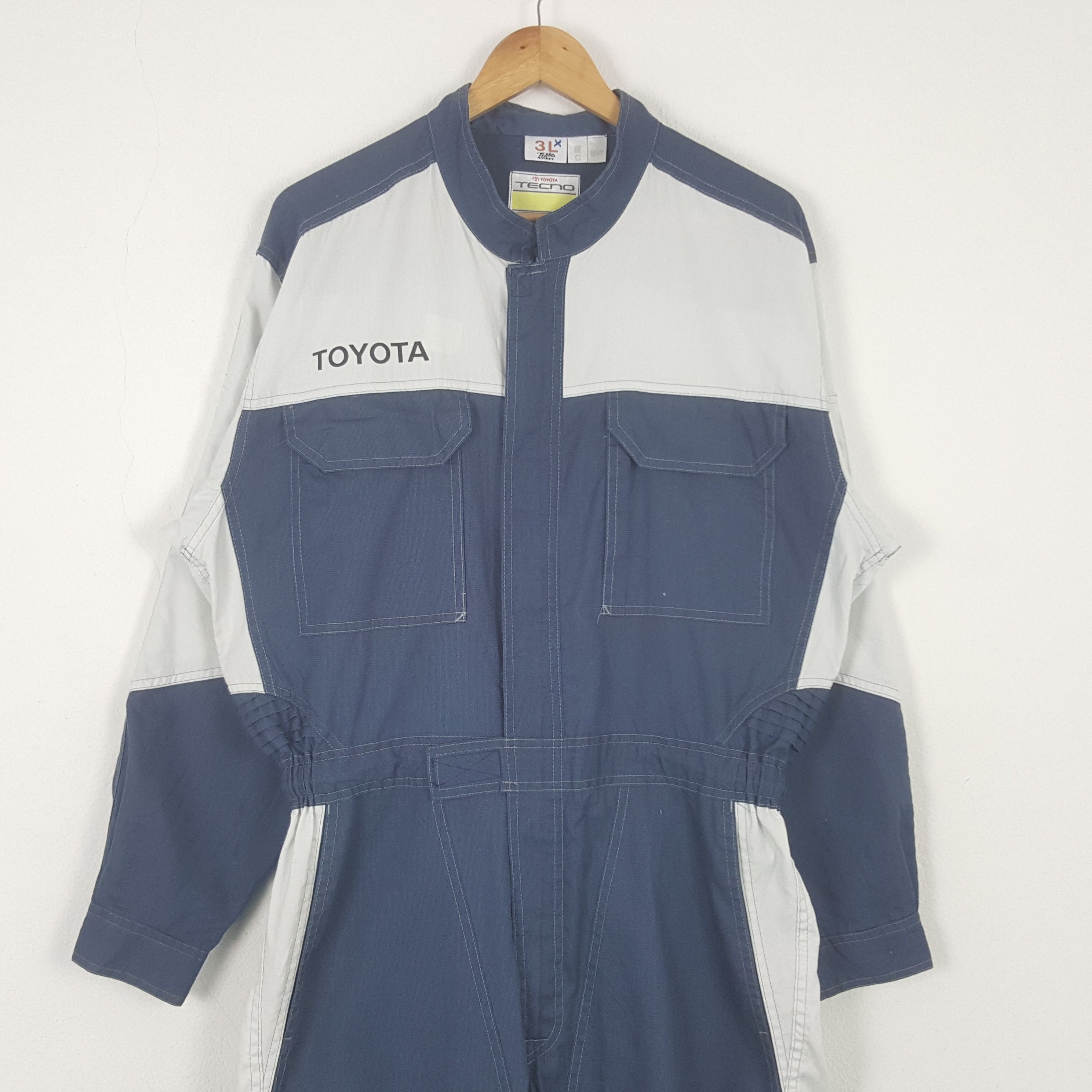 Japanese Brand Vintage Toyota Tecno Japanese Brand Racing Coverall RR21 Size US L / EU 52-54 / 3 - 5 Thumbnail