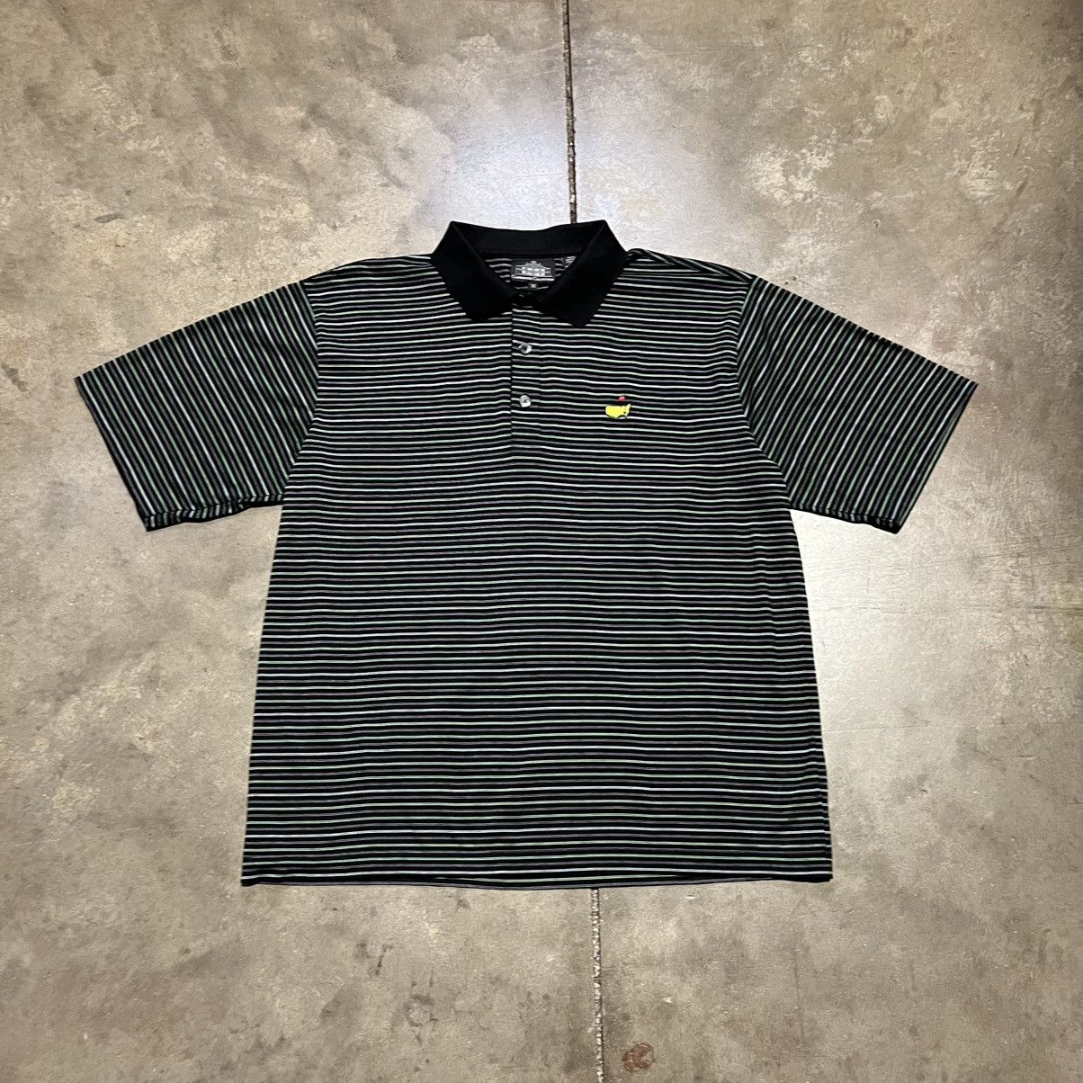 PGA Tour The Masters Clubhouse Collection Golf Polo Striped italy Size US M / EU 48-50 / 2 - 1 Thumbnail