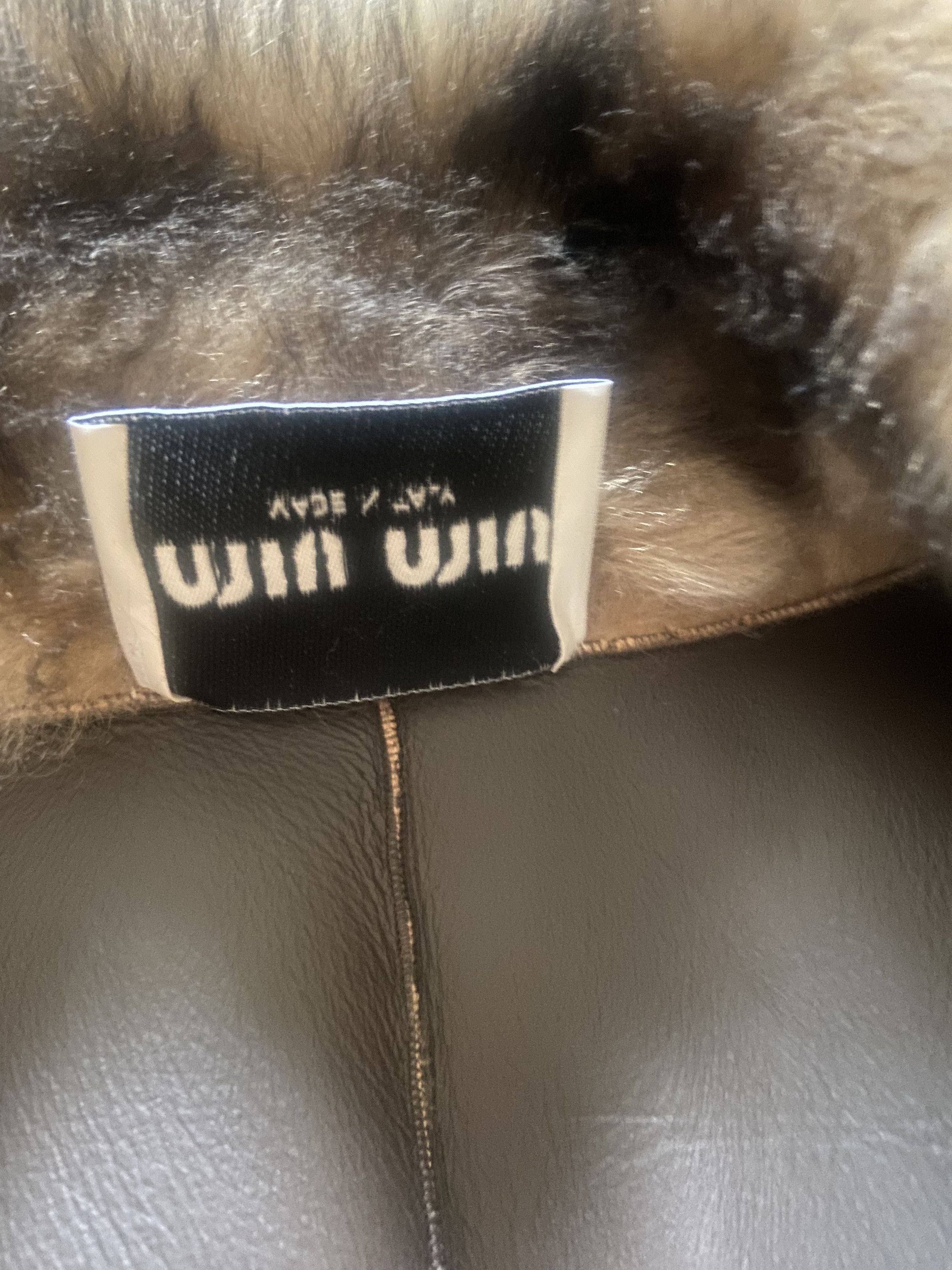 Miu Miu Miu Miu Double-breasted shearling jacket Size XS / US 0-2 / IT 36-38 - 9 Thumbnail