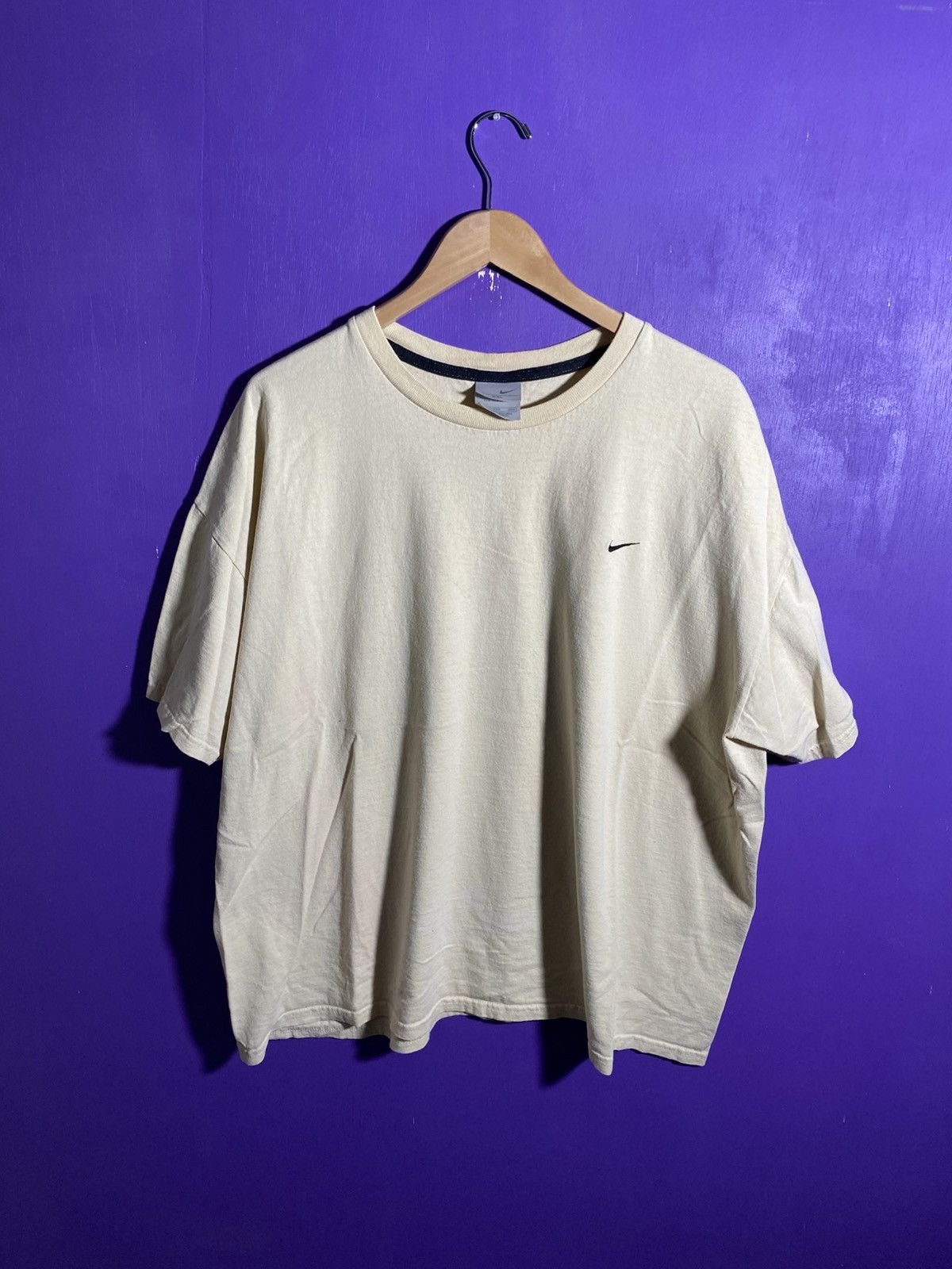 Nike × Vintage Vintage 00s Nike essential swoosh t-shirt Size US XXL / EU 58 / 5 - 1 Thumbnail