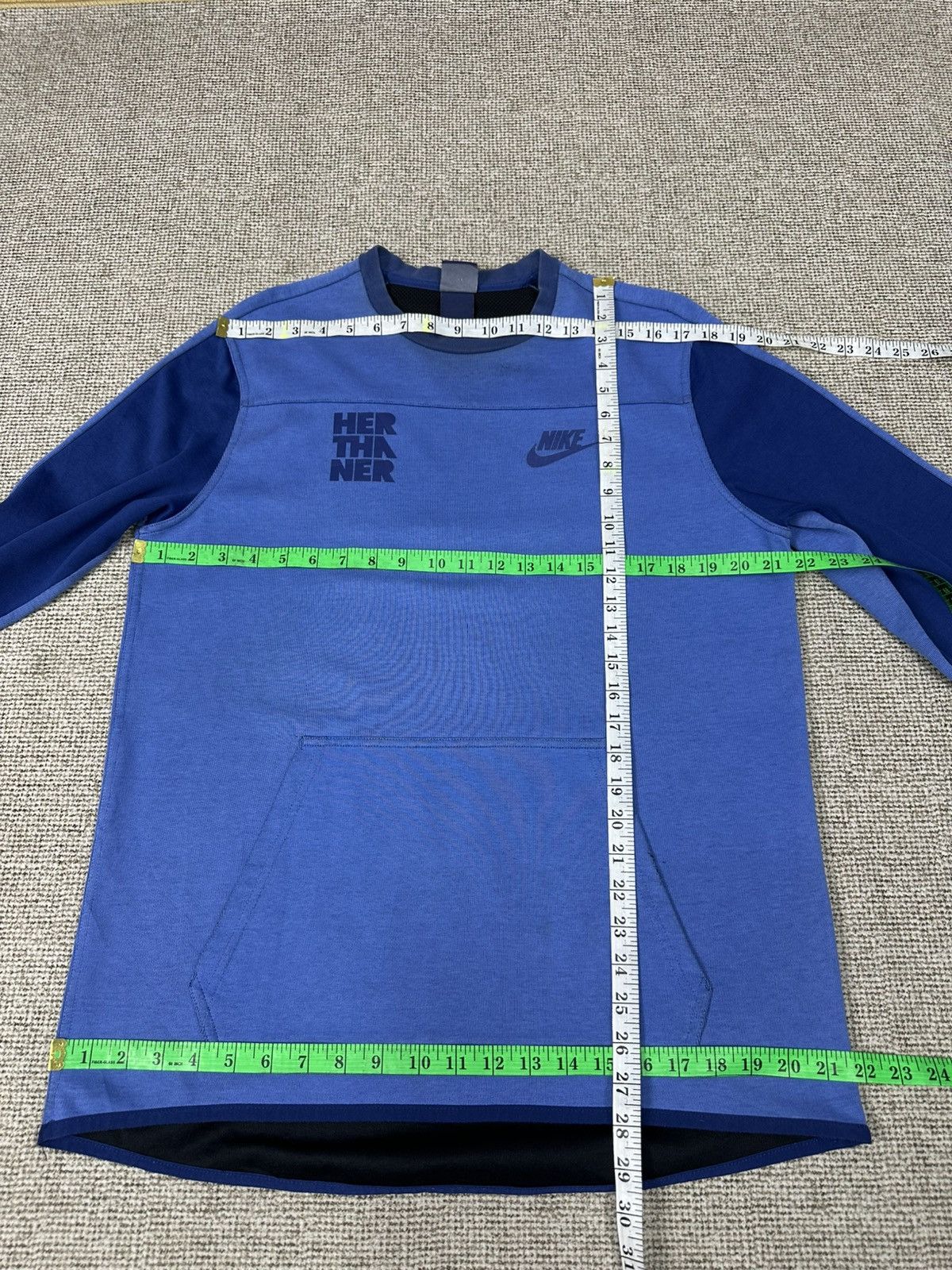 Nike Y2k Nike 2 Tone Sweatshirt Z408 Size US L / EU 52-54 / 3 - 6 Thumbnail