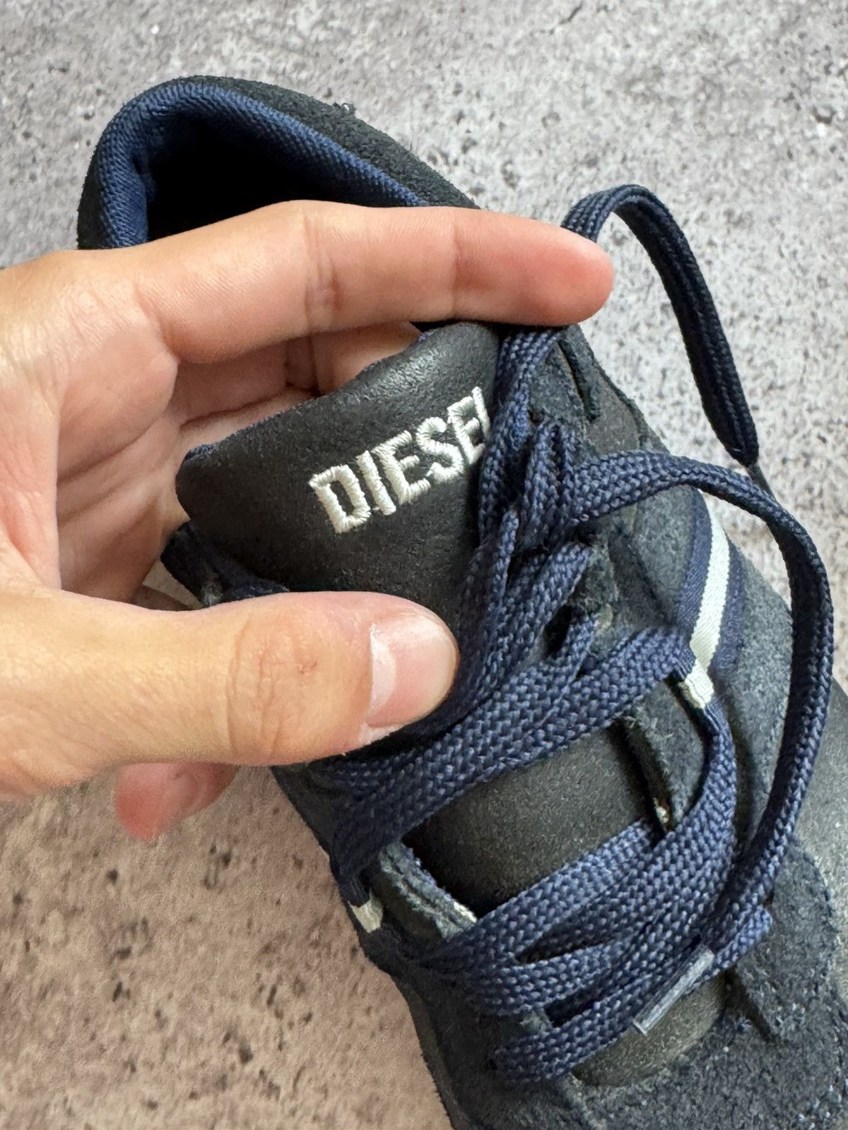 Diesel 🔥VINTAGE DIESEL Y2K HYPE LOW TOP SNEAKERS SUEDE Size US 8 / EU 41 - 8 Thumbnail
