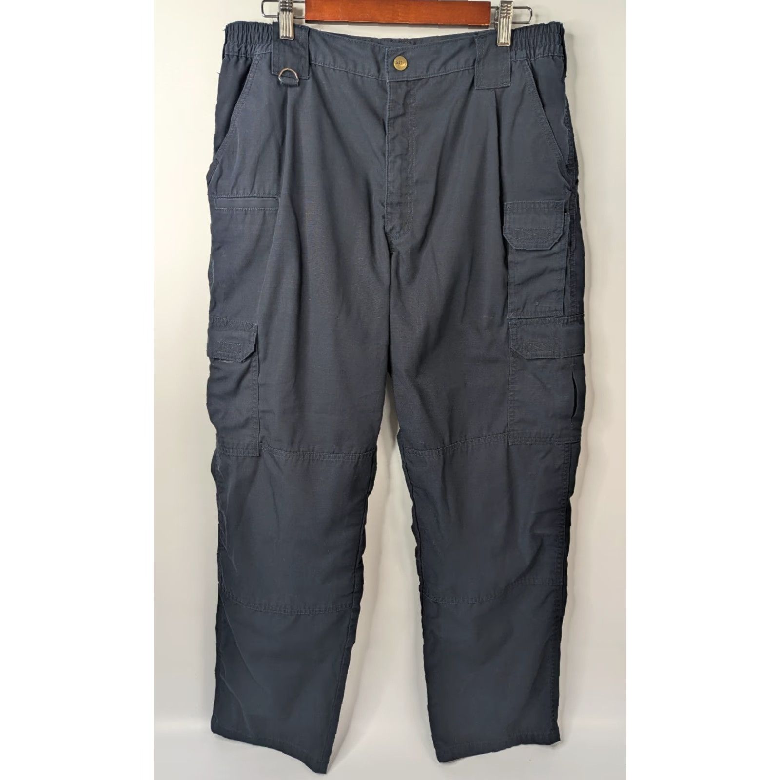 Vintage 5.11 Tactical Taclite Pro Pants Cargo Pocket Navy 36W x 32L Men Regular 5.11 Taclite Pro Pants Size US 36 / EU 52 - 2 Thumbnail