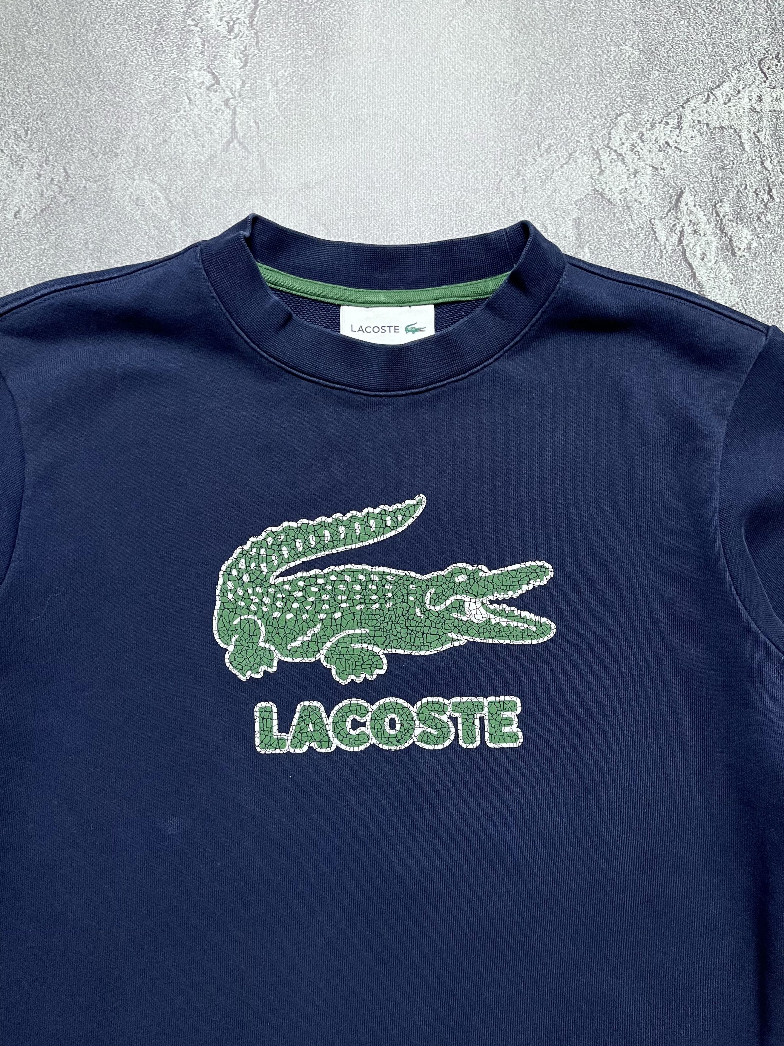 Lacoste Vintage Sweatshirt Lacoste Big Logo Mens S Size US S / EU 44-46 / 1 - 2 Thumbnail