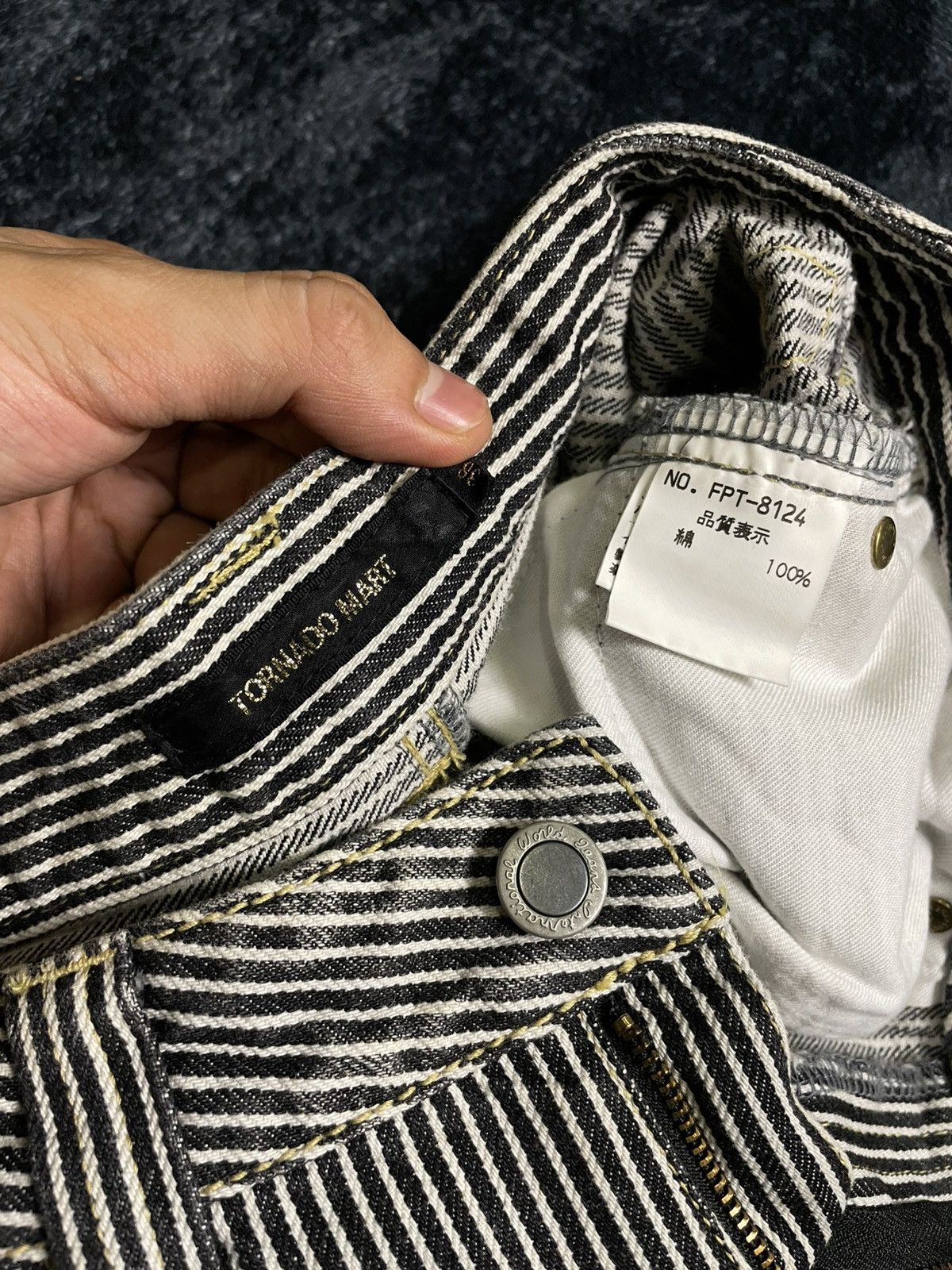 Le Grande Bleu (L.G.B.) × Tornado Mart Tornado Mart Whisker Flare Pant Size US 30 / EU 46 - 7 Thumbnail