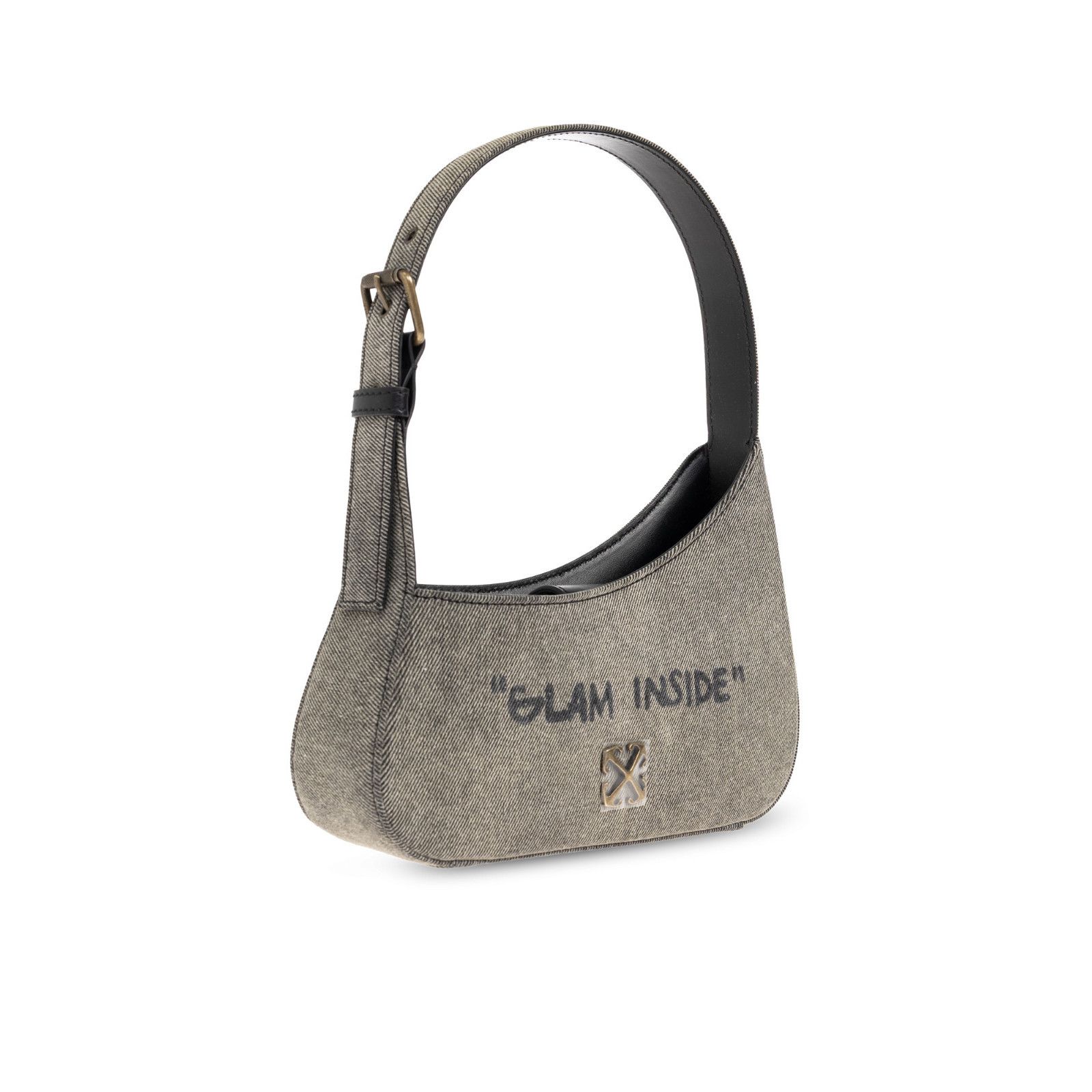 Off-White OFF WHITE Jitney Gray Fabric Shoulder Bag New & Authentic Size ONE SIZE - 3 Thumbnail