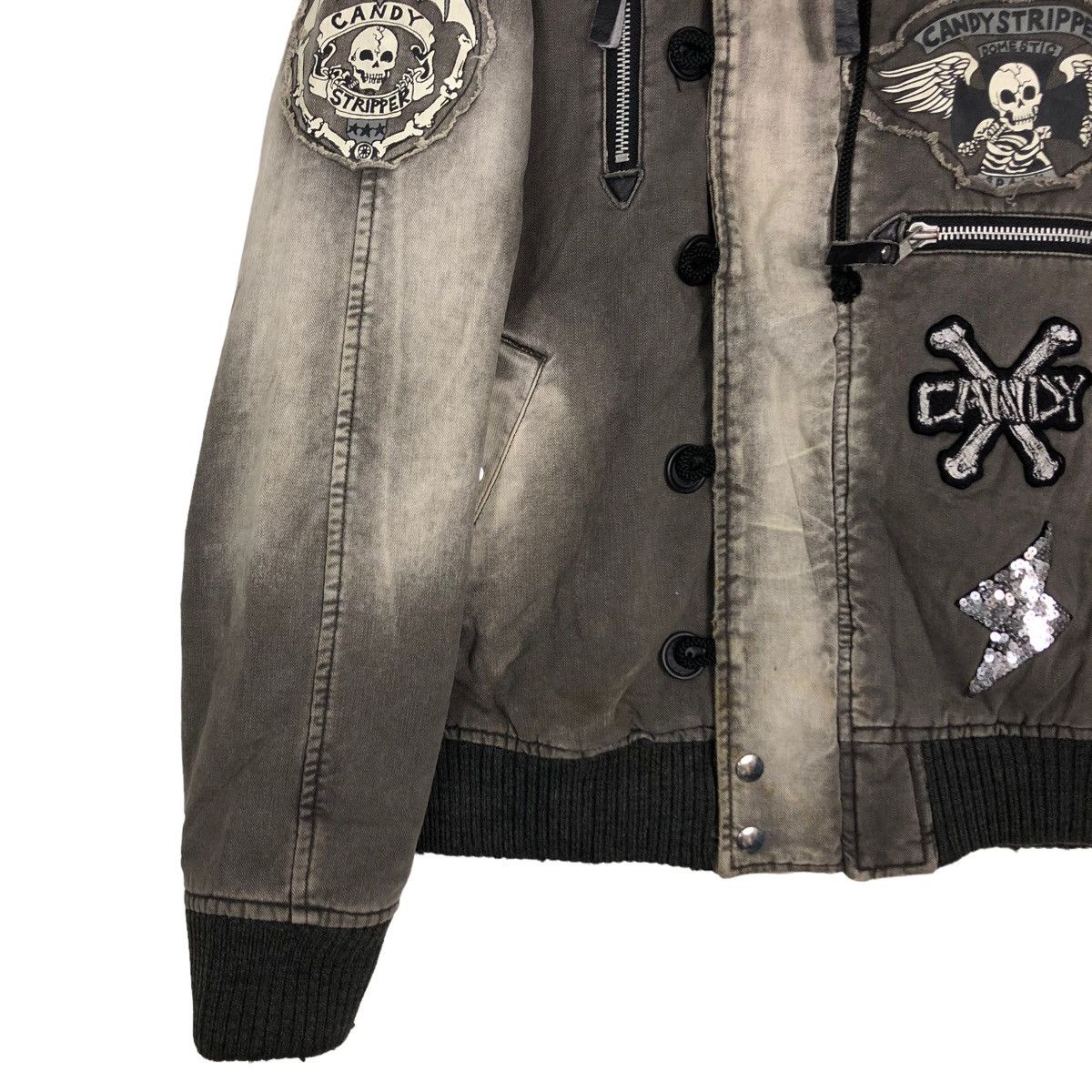 Vintage 🔥Punk Style Biker Jacket Bondage Design Ministry Co. Japan Size M / US 6-8 / IT 42-44 - 4 Thumbnail