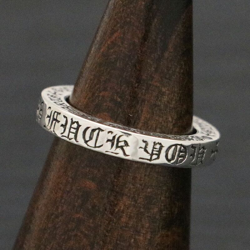 Chrome Hearts CHROME HEARTS 3MM SPACER FUCK YOU RING US 3 | Grailed