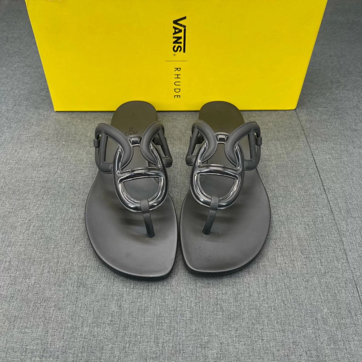 Hermes Hermes Egerie Black Slippers 38 Size US 7.5 / IT 37.5 - 4 Thumbnail