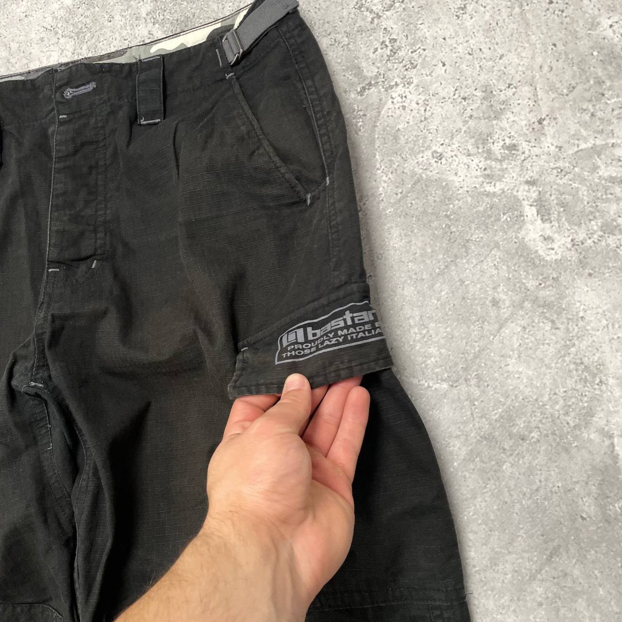 Japanese Brand Bastard Cotton Ripstop Cargo Pants Faded Black Size W30 L31 Size US 30 / EU 46 - 9 Thumbnail