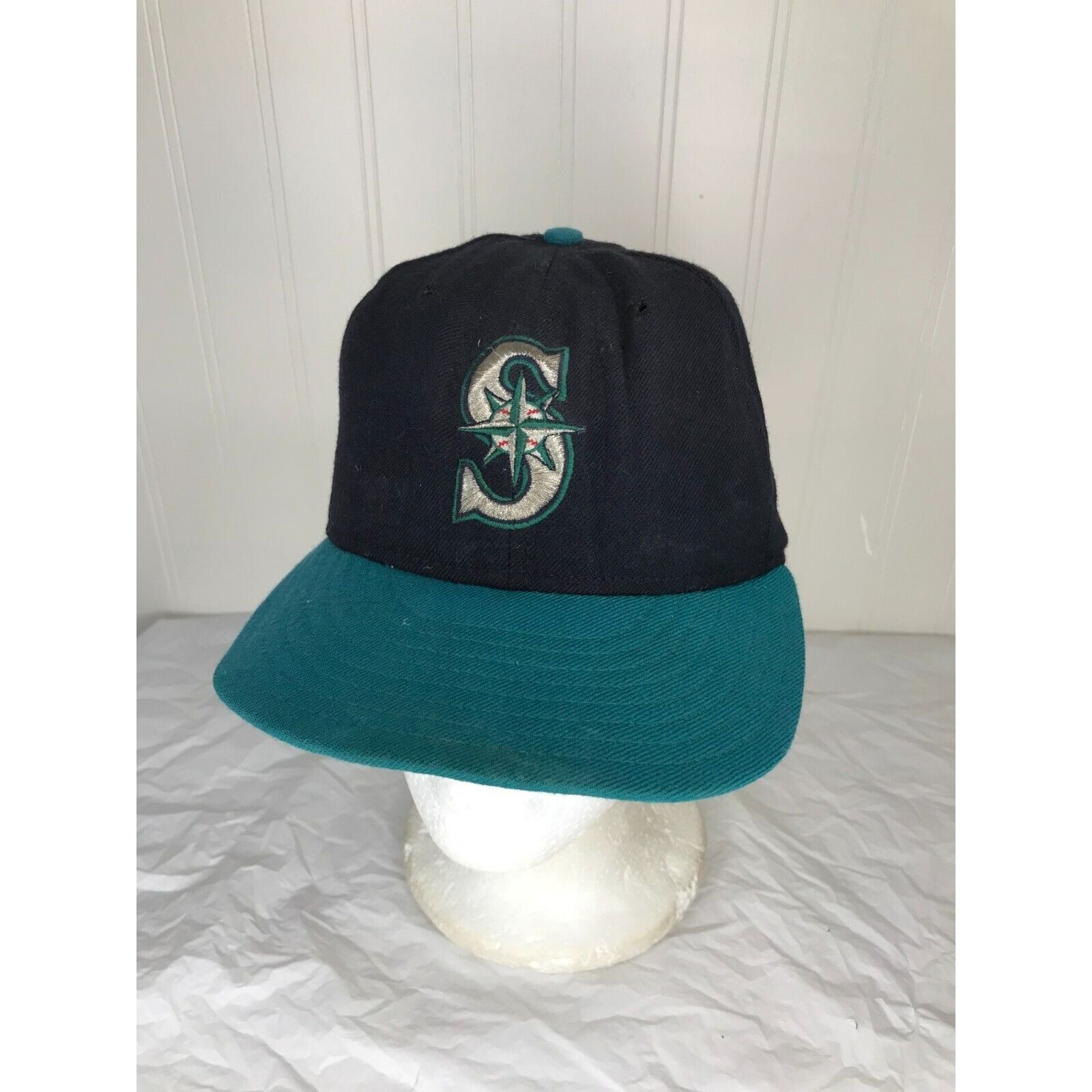 Cappellino Baseball Phillies 90s New Era 5950 Diamond Collection – Lana Originale, Taglia 7 5/8