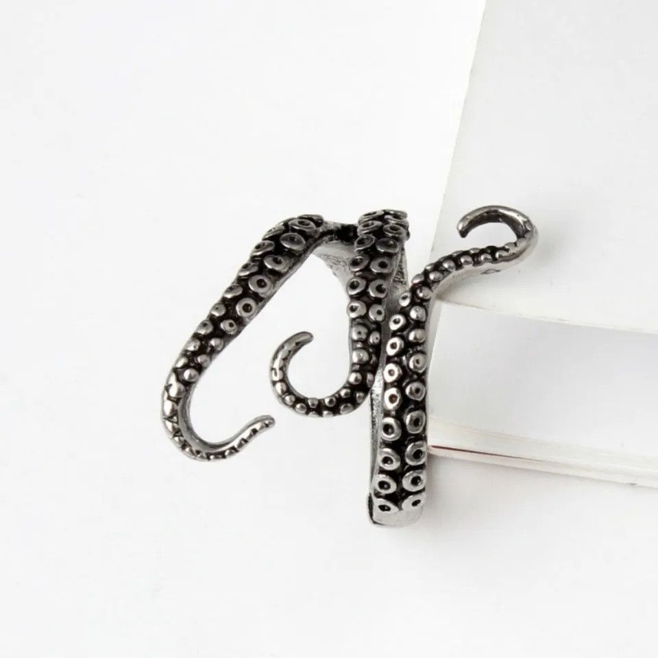 Jewelry × Vintage Vintage titanium steel joint ring octopus Size ONE SIZE - 3 Thumbnail
