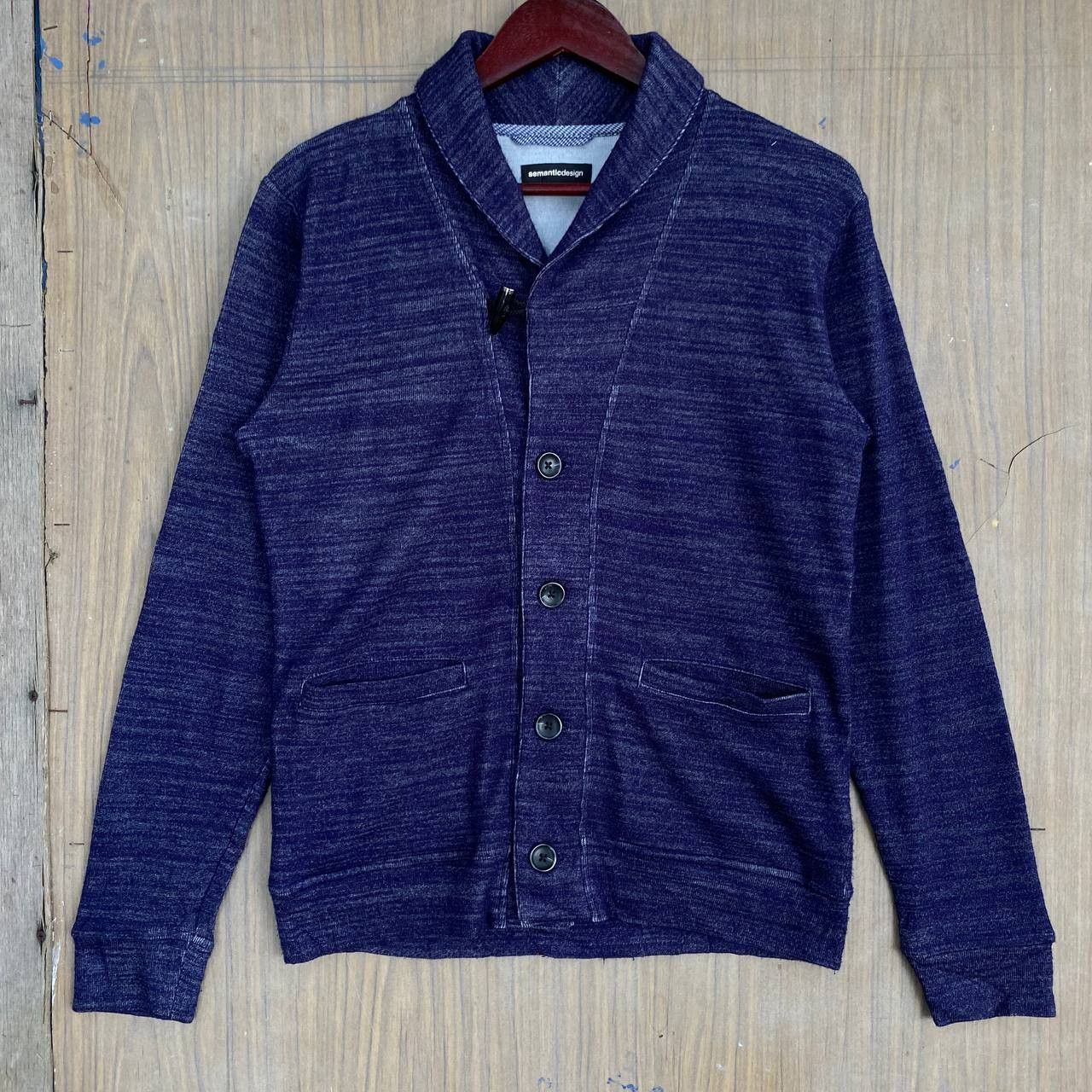 If Six Was Nine × Japanese Brand × semanticdesign Vintage Semantic design Button Up Cardigan Jacket Size US S / EU 44-46 / 1 - 1 Thumbnail
