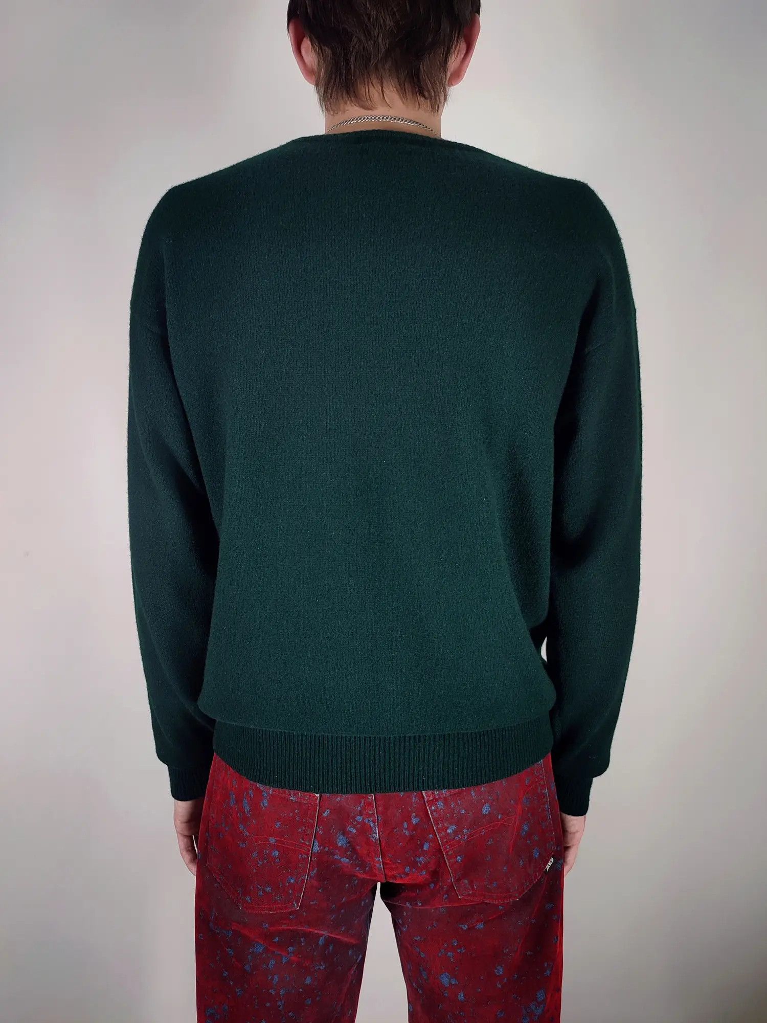 Polo Ralph Lauren Vintage Polo Ralph Lambswool Paint Soft Sweater Size US L / EU 52-54 / 3 - 9 Thumbnail