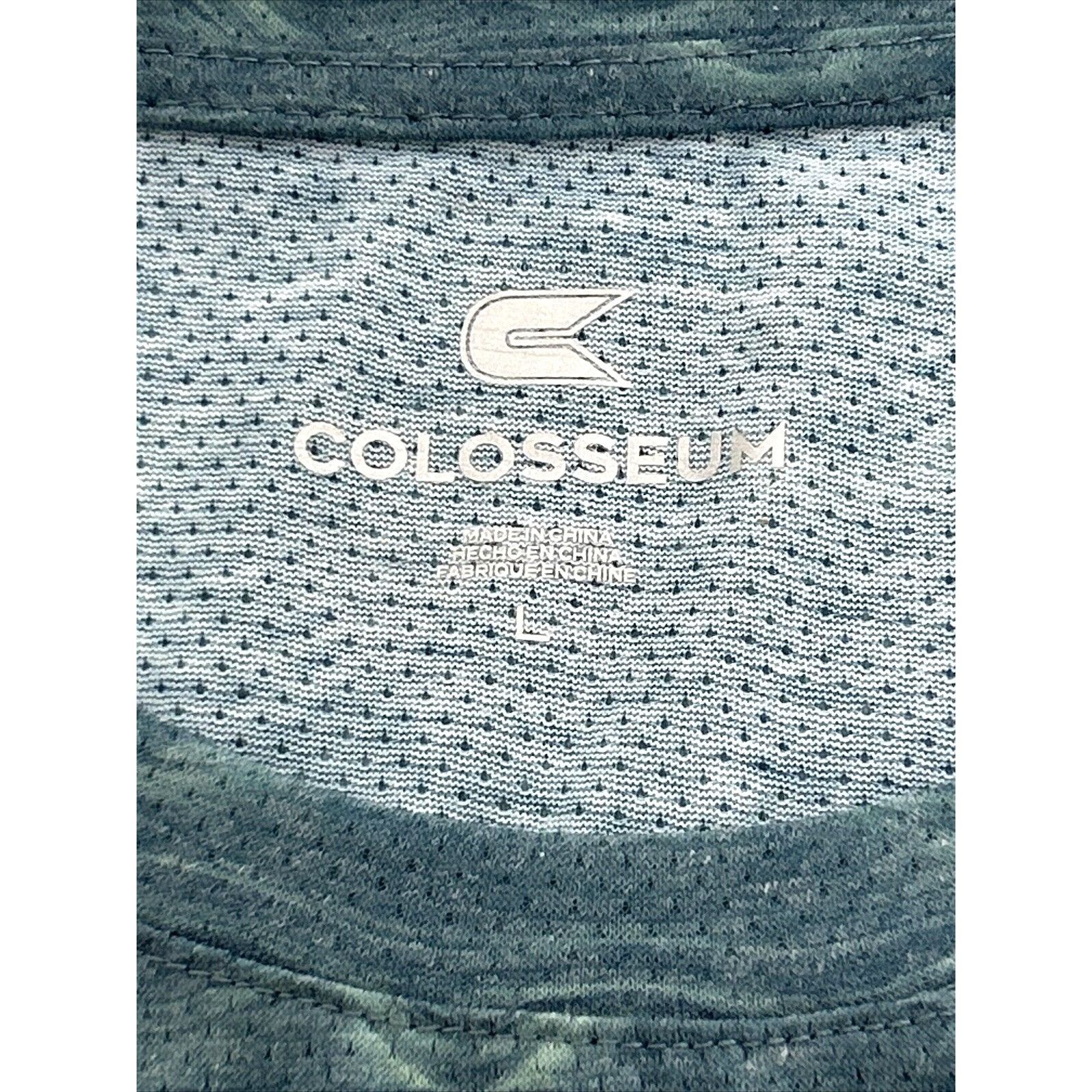 Colosseum Athletics Colosseum Men’s Mesh Training Sleeveless Shirt L Blue-Green Size US L / EU 52-54 / 3 - 3 Thumbnail