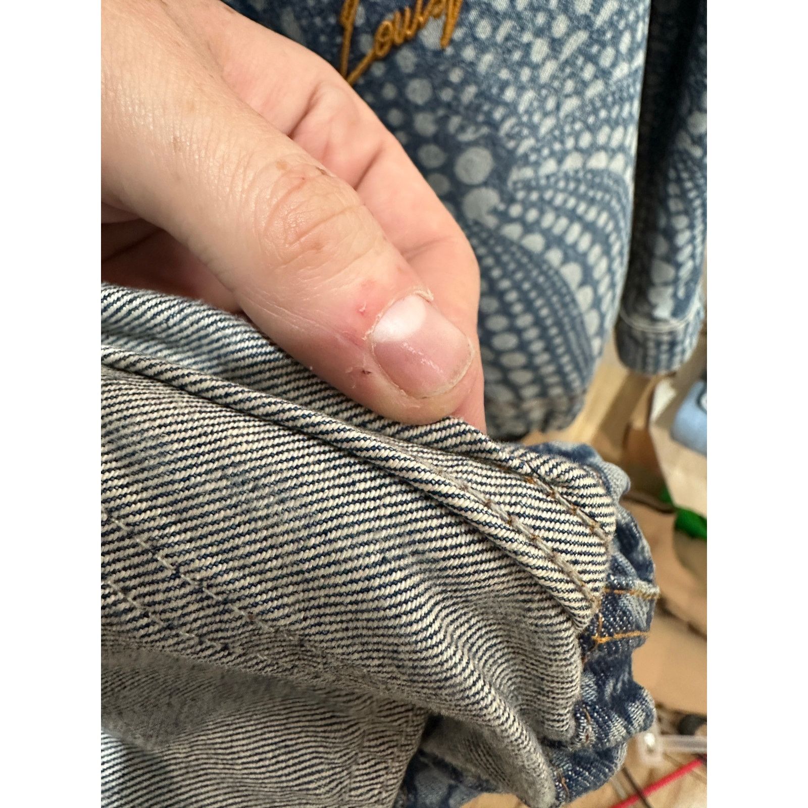 Louis Vuitton × Yayoi Kusama LouisVuittonxYayoiKusama AllOver Pumpkin Denim Zip-Up Jacket Size US M / EU 48-50 / 2 - 14 Thumbnail