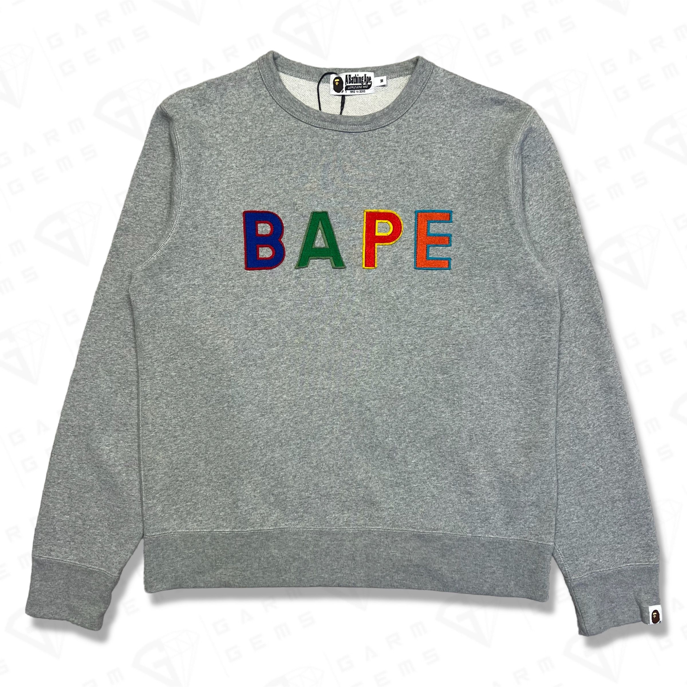 Bape A Bathing Ape Rainbow Logo Sweatshirt Size US M / EU 48-50 / 2 - 1 Thumbnail