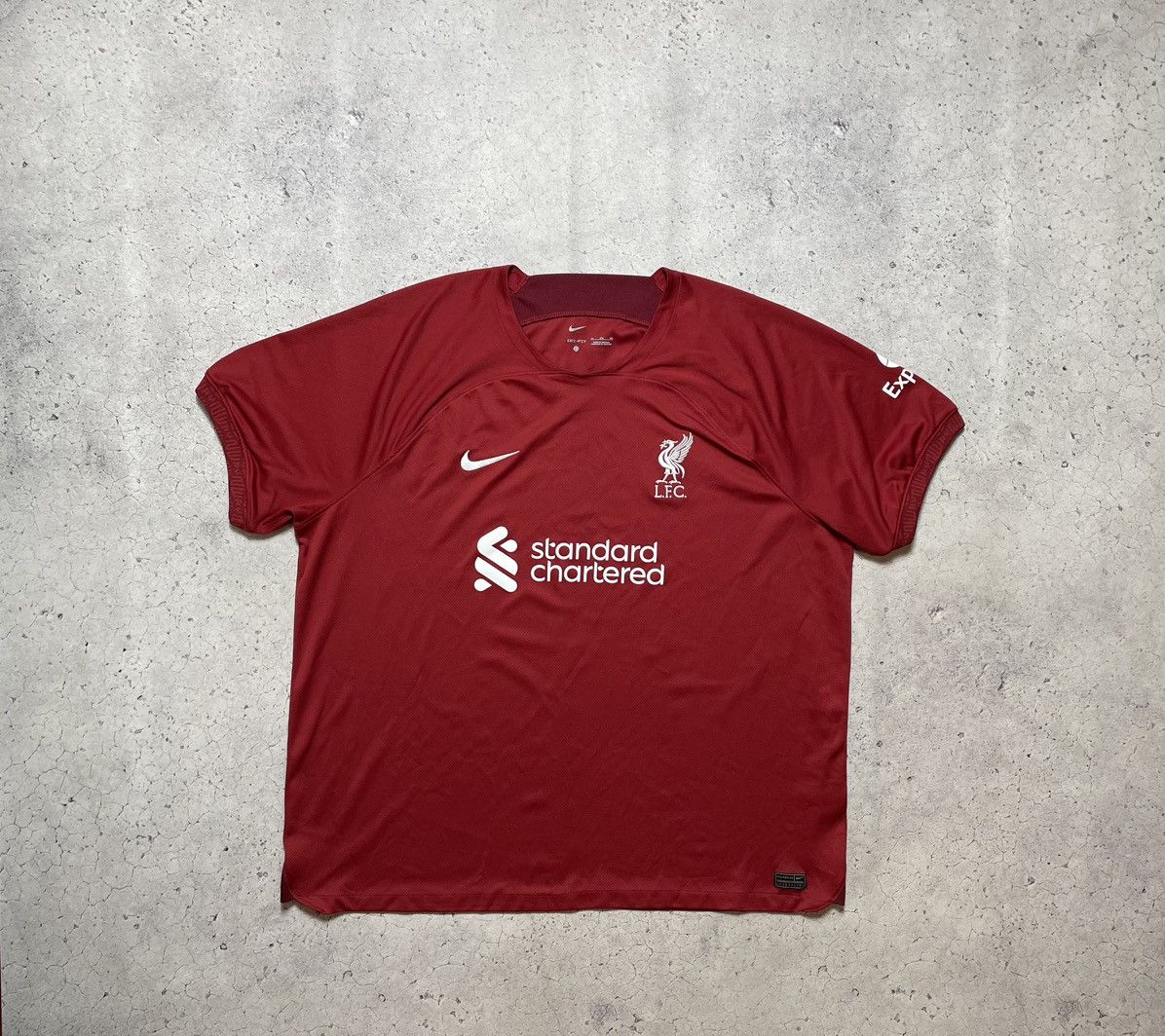 Nike Vintage Nike Dri-Fit FC Liverpool Blokecore Soccer Jersey Size US XXL / EU 58 / 5 - 1 Thumbnail