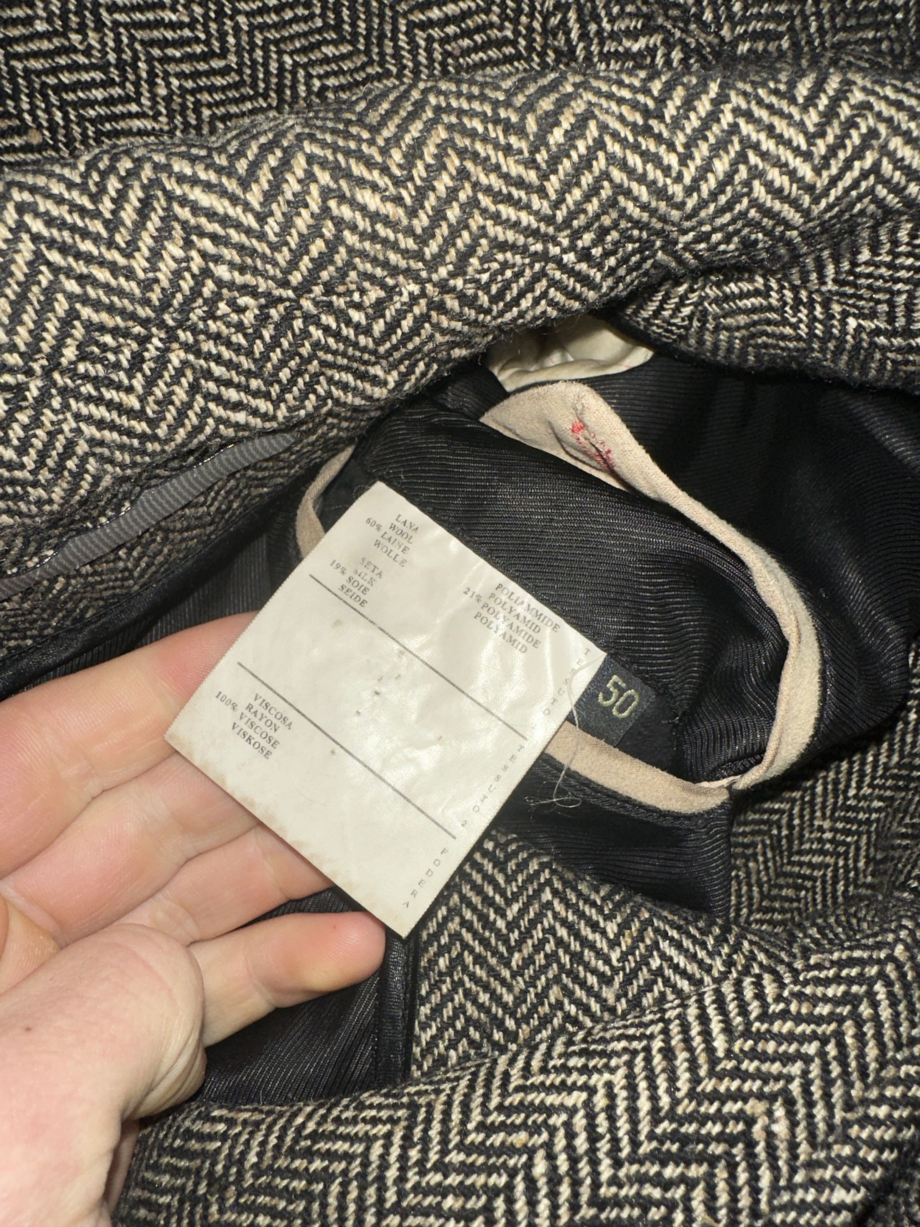 Canali Seta Canali Tweed Knit Style Royal Trench Jacket Size 50 Size US M / EU 48-50 / 2 - 13 Thumbnail
