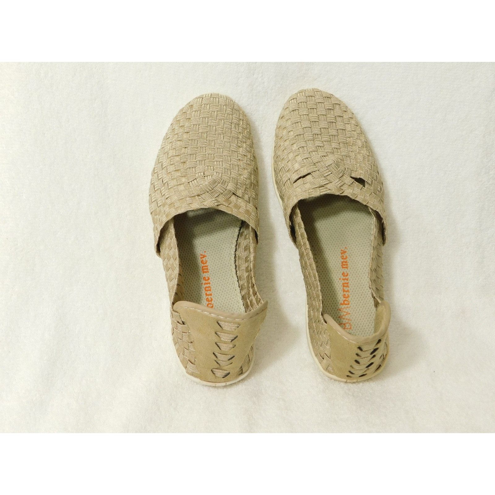 Other Bernie Mev Light Gold Woven Technology Memory Form Shoes 7 M Size US 7 / IT 37 - 4 Thumbnail