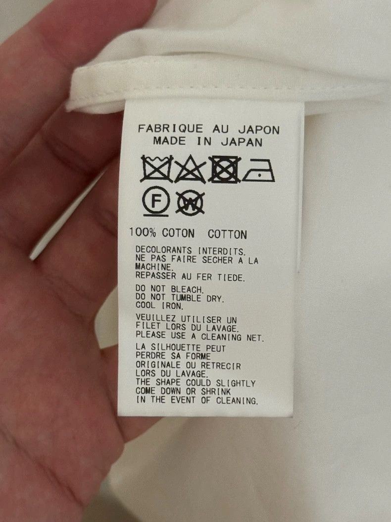 Yohji Yamamoto Yohji Yamamoto Fold White Shirt 2505-Nextarrow Size US XL / EU 56 / 4 - 5 Thumbnail
