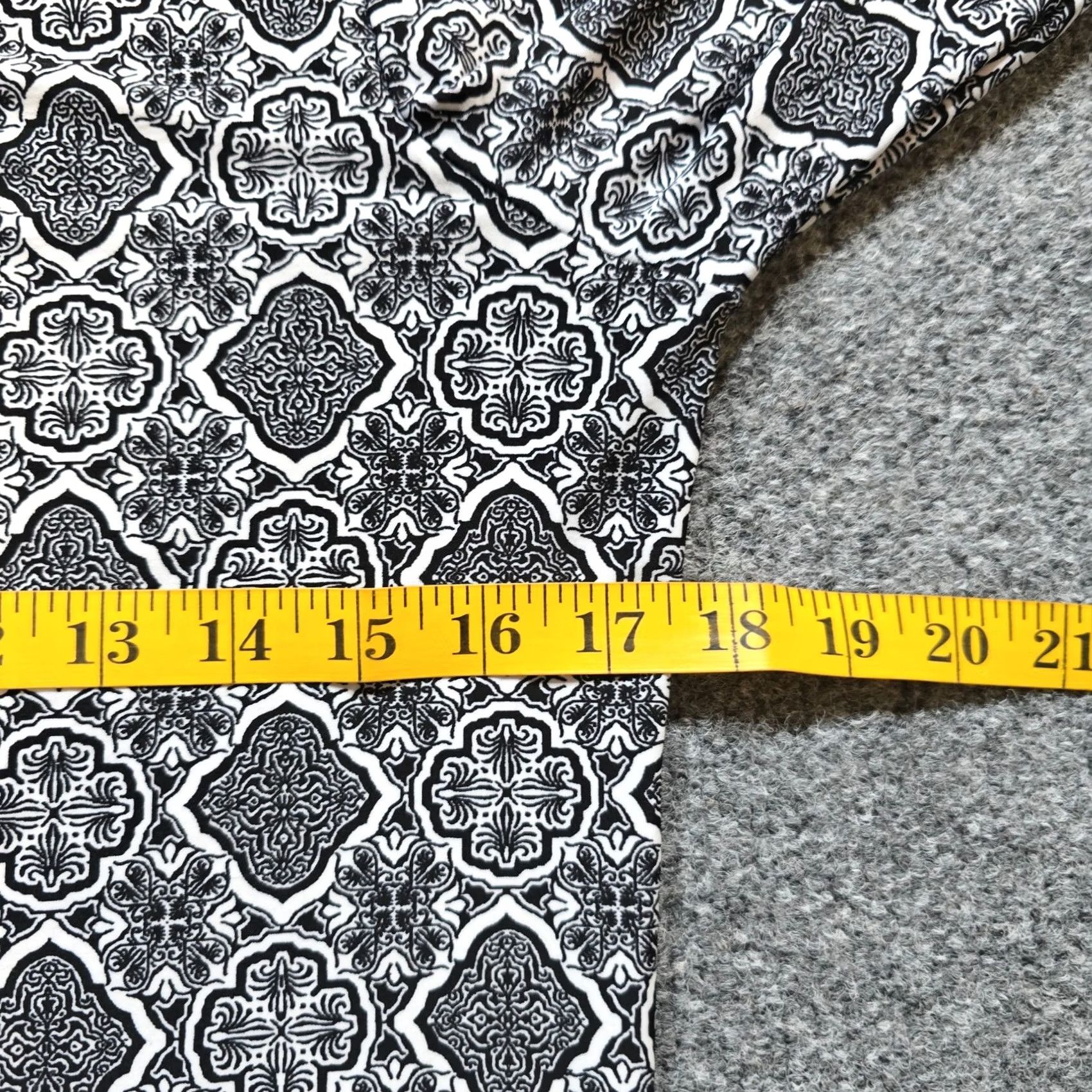 Vintage Cocomo Top Women XL Petite Black White Stretchy 3/4 Sleeve No Iron Career Casual Shirt Blouse? Size XL / US 12-14 / IT 48-50 - 5 Thumbnail