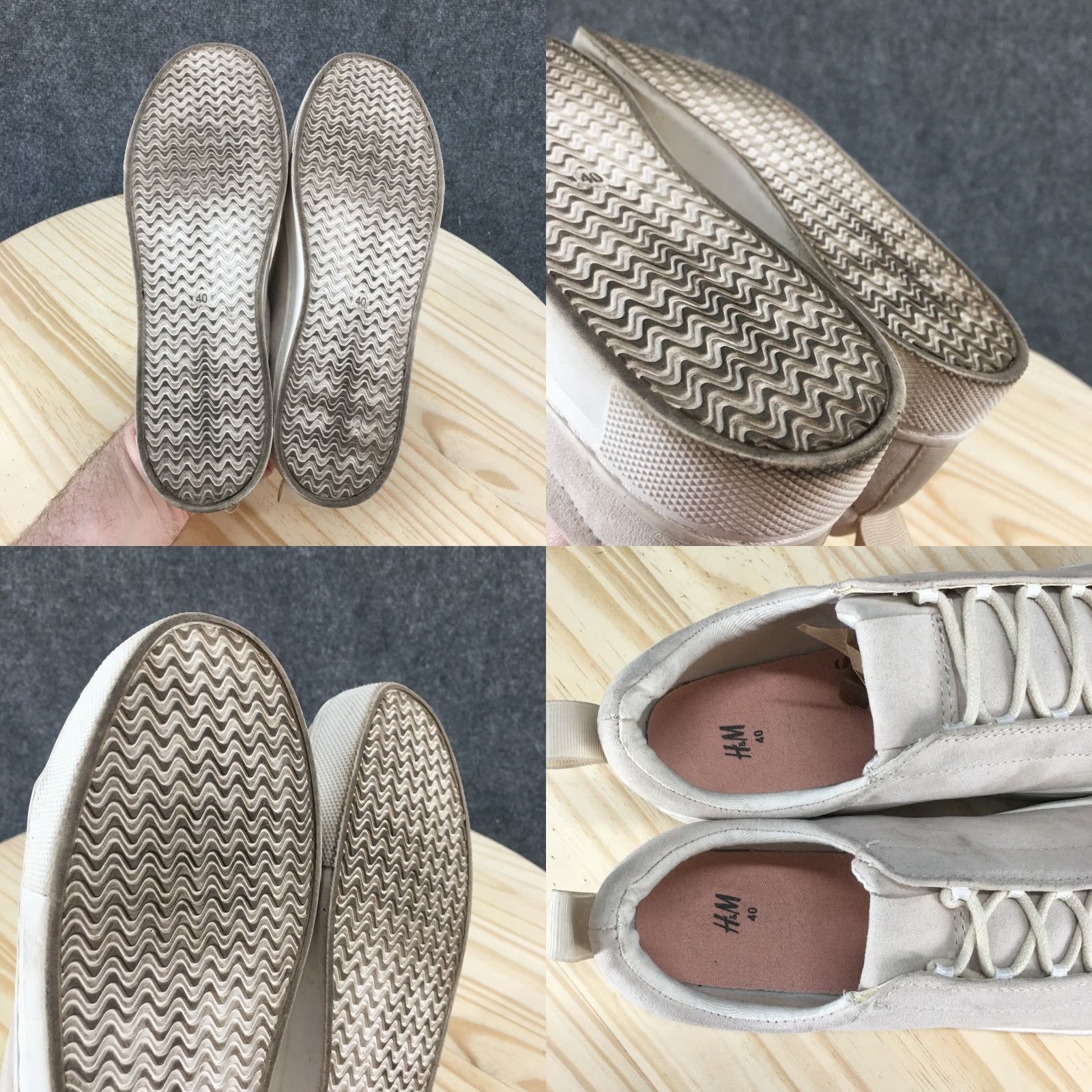 H&M H&M Shoes Womens 8.5 Slip On Sneakers Beige Casual Comfort Low Top Round Toe Shoes Mens? No Size M / US 6-8 / IT 42-44 - 9 Thumbnail