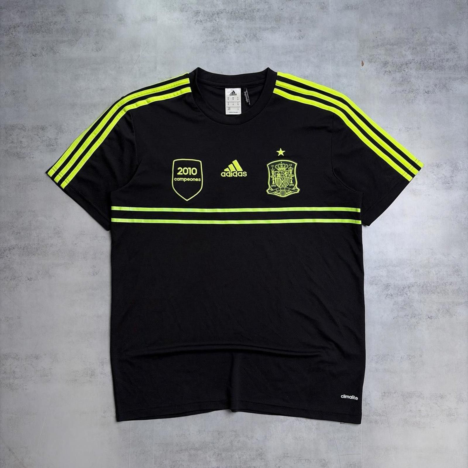 Adidas Y2K Adidas Spain 2010 World Cup Campeones Soccer Jersey Size US M / EU 48-50 / 2 - 1 Thumbnail