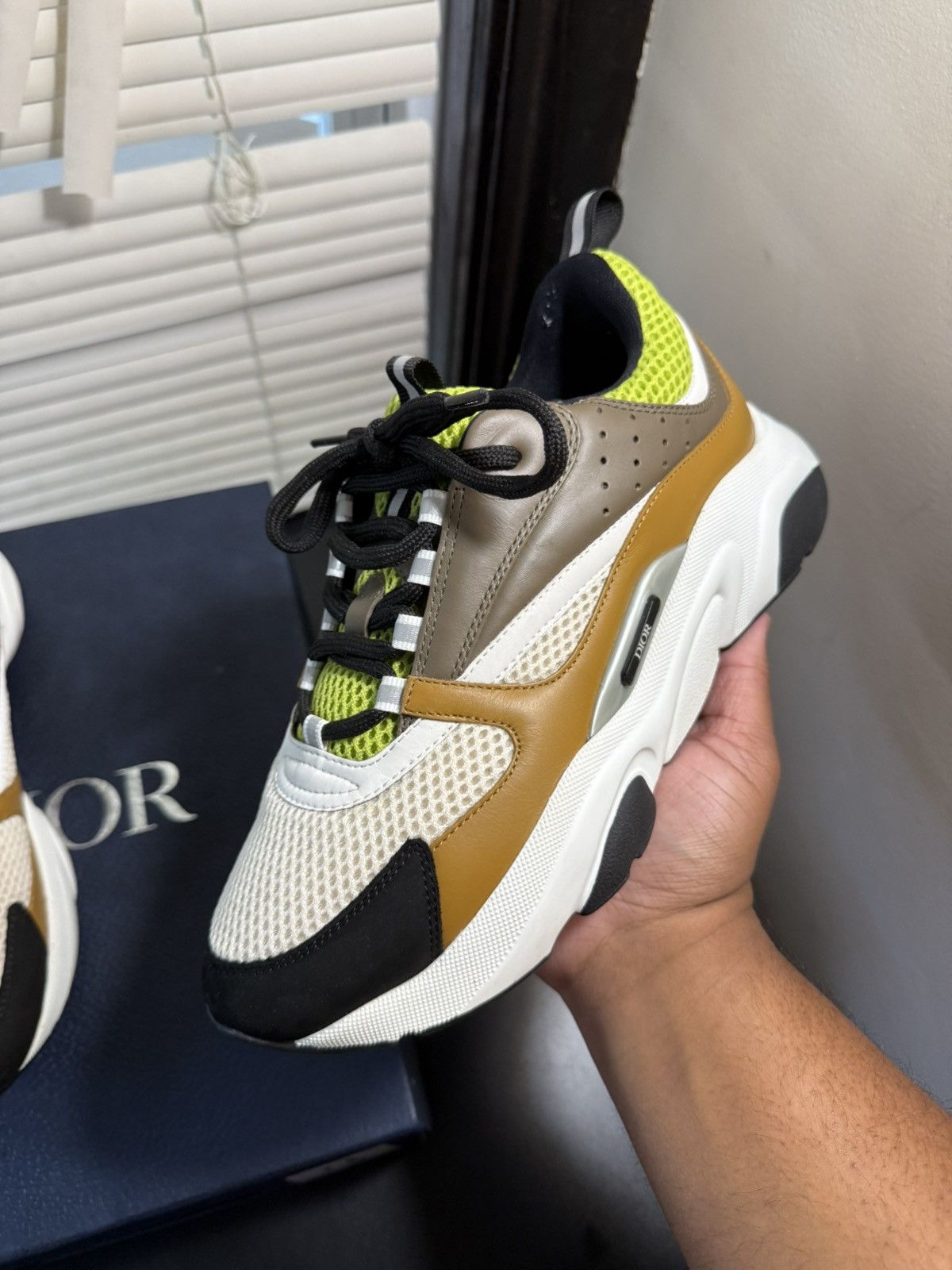 Dior Dior B22 Brown Lime Size Size 8 US / 41 EU Size US 8 / EU 41 - 3 Thumbnail