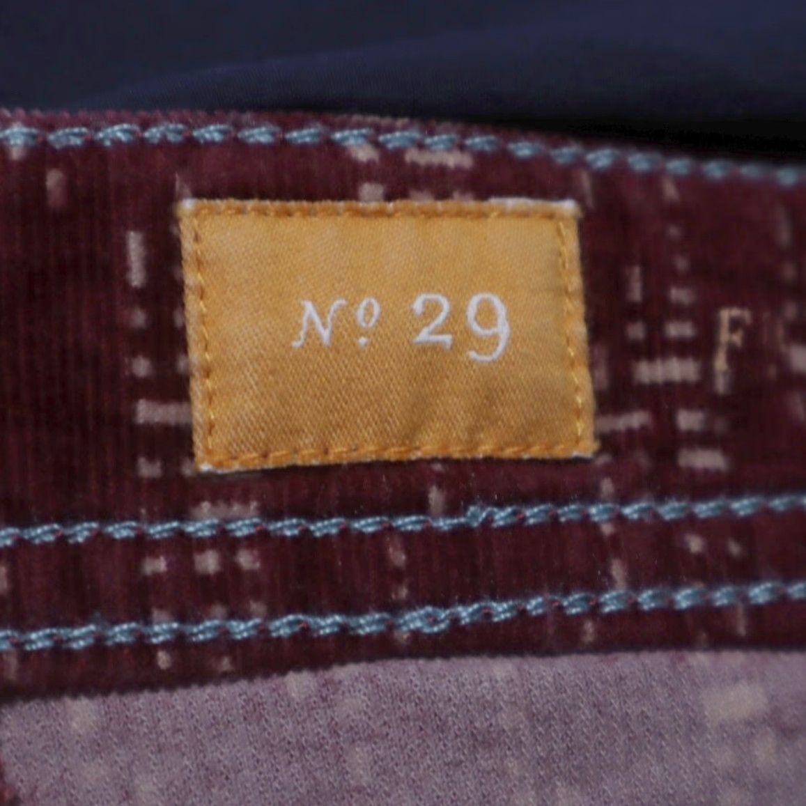 Vintage Pilcro and the Letterpress Serifs Skinny Cotton Corduroy Chino Pants Burgundy Women's 29 Size 29" - 5 Thumbnail