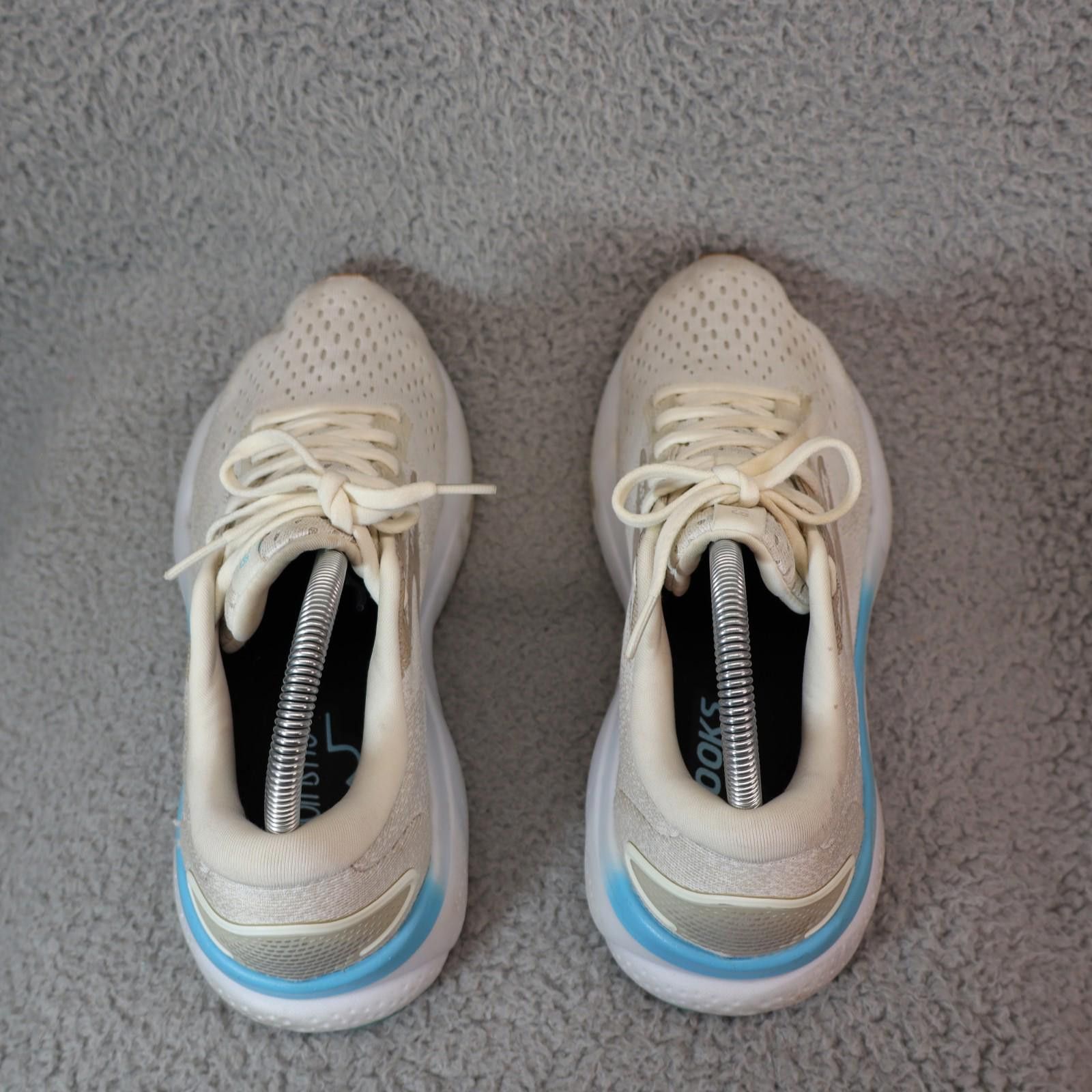 Brooks Brooks Ghost 16 Womens 9 Coconut Chateau Gray Blue Lace Up Size US 9 / IT 39 - 5 Thumbnail