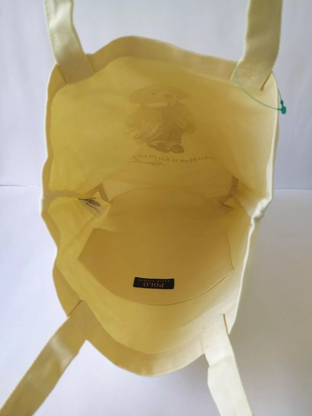Polo Ralph Lauren Polo Ralph Lauren Polo Bear Cotton Canvas Tote Bag IFD 8043 Size ONE SIZE - 8 Thumbnail