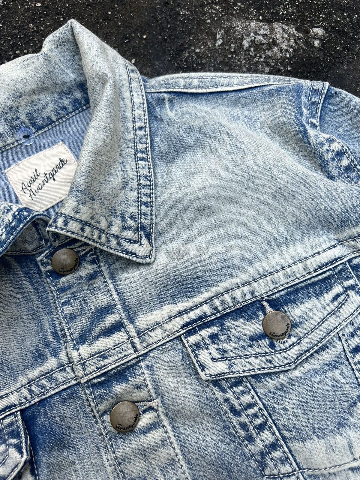 AVIALAE Avail Avant Garde Women Casual Denim Jacket Size M / US 6-8 / IT 42-44 - 2 Thumbnail
