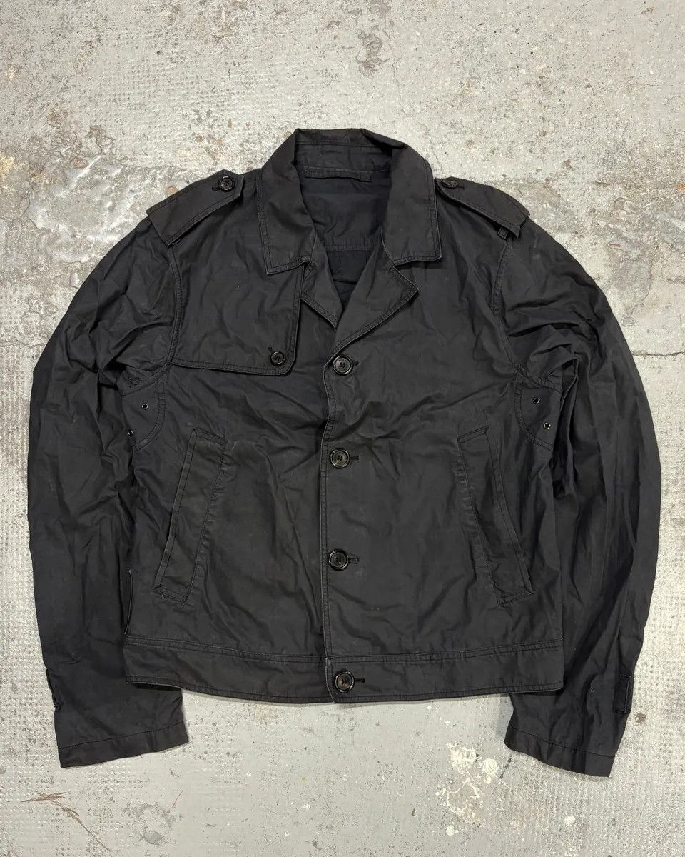 Prada AW2006 Prada Black Cropped Caban Jacket Size US M / EU 48-50 / 2 - 1 Thumbnail